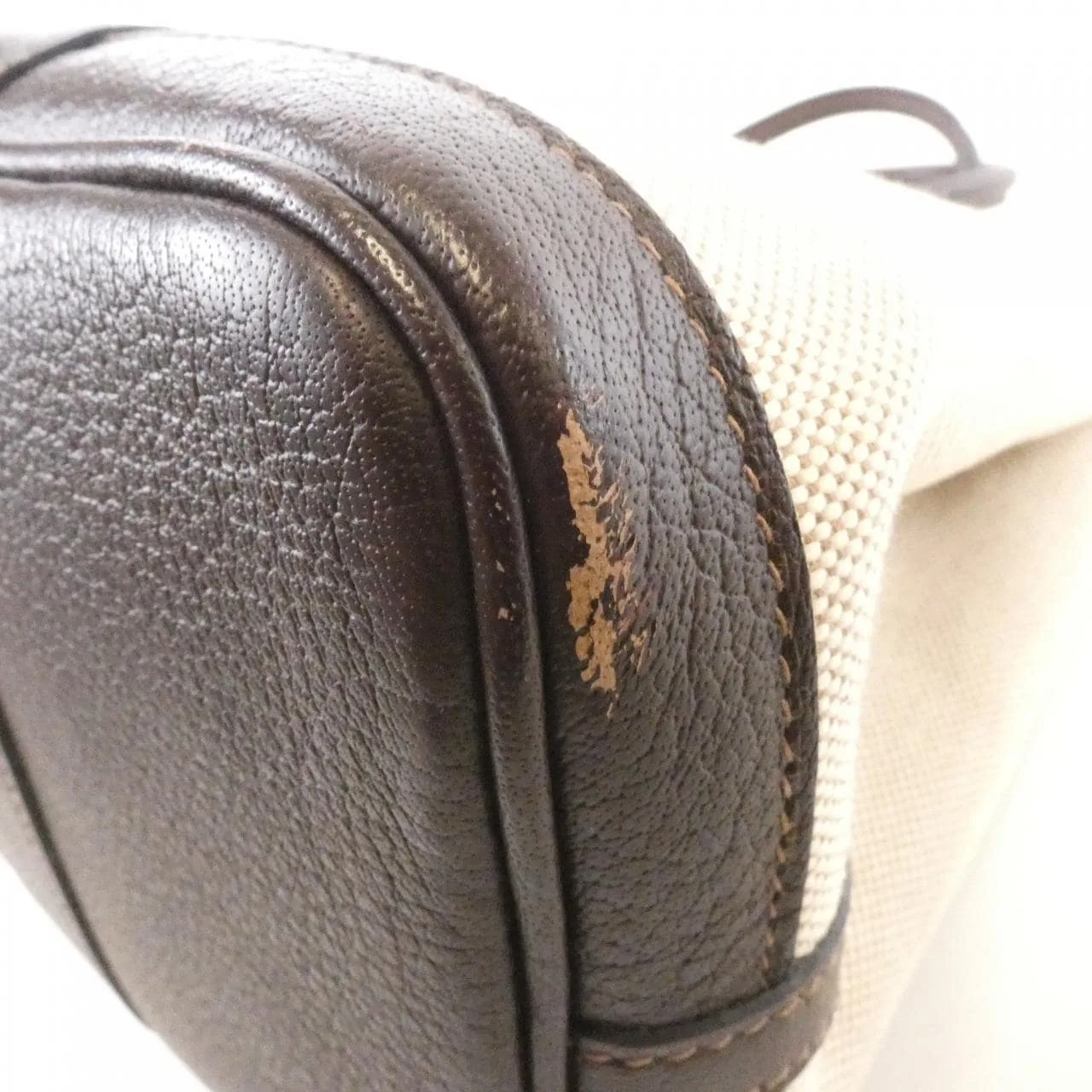 HERMES Garden Party 051550CK Tote Brown Rank B - Thumbnail 2