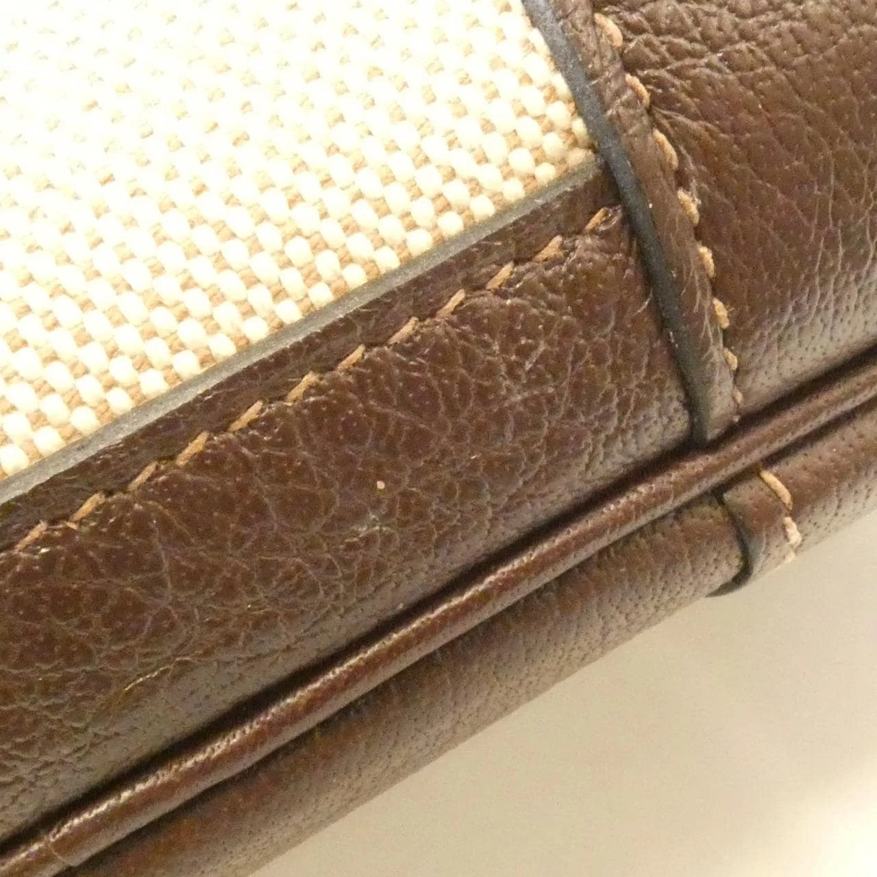 HERMES Garden Party 051550CK Tote Brown Rank B - Thumbnail 3