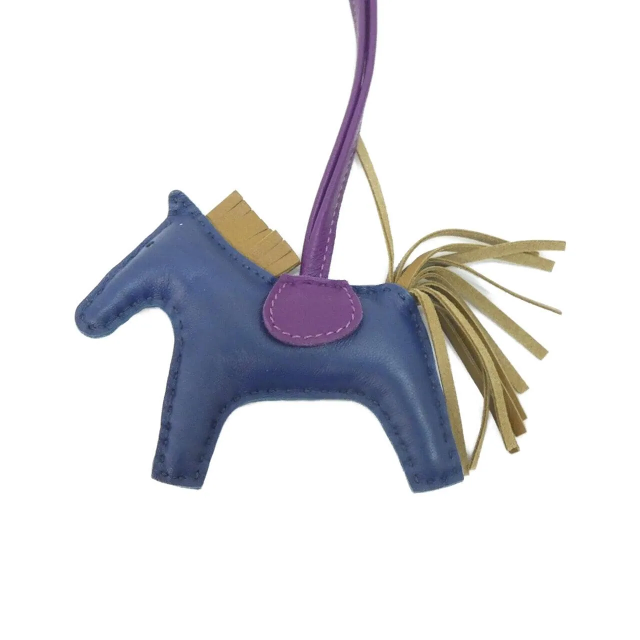 HERMES 064929CA Wallet Blue Rank A - Thumbnail 2