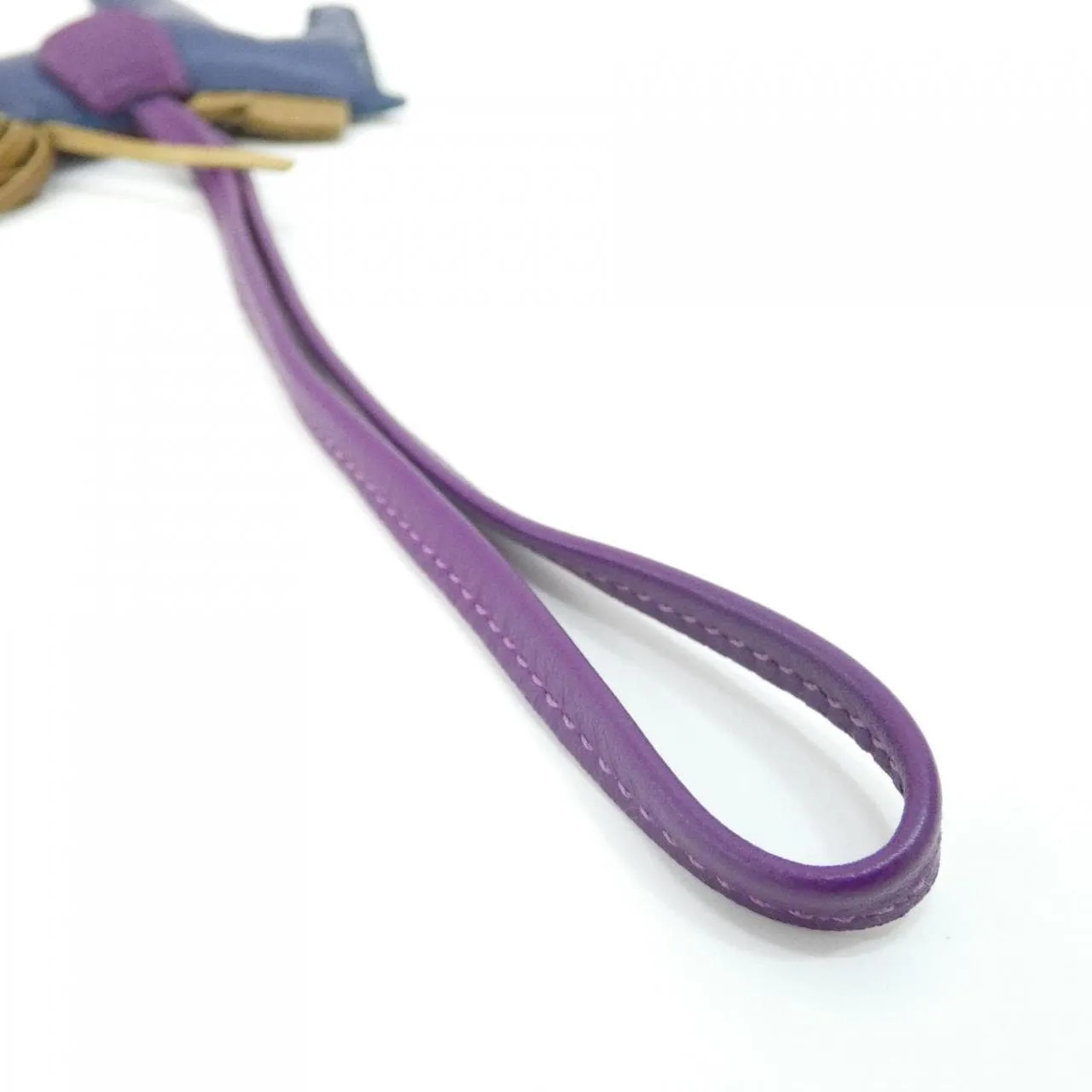 HERMES 064929CA Wallet Blue Rank A - Thumbnail 4