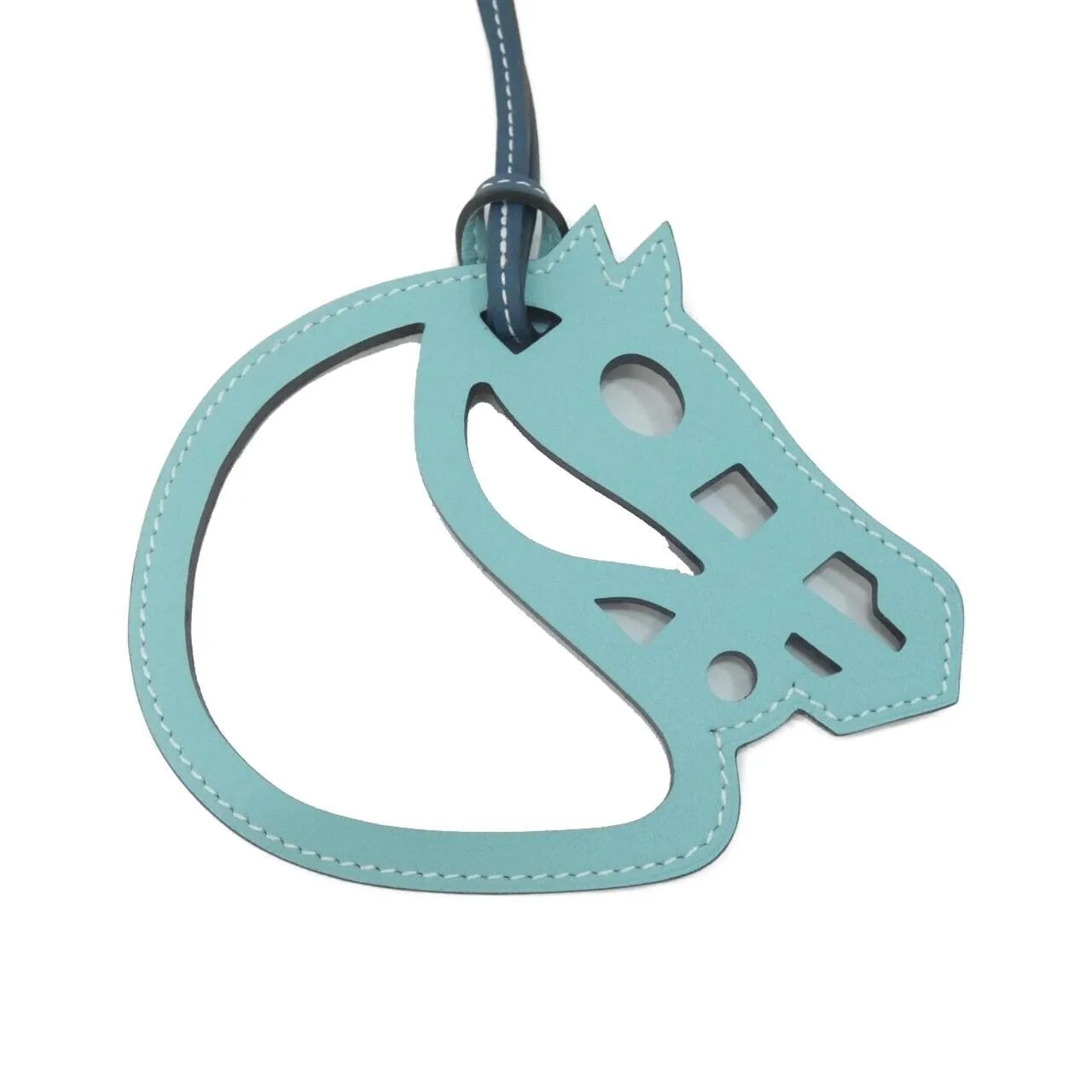 HERMES 067303CA Wallet Swift Blue Swift Leather Rank A - Thumbnail 2