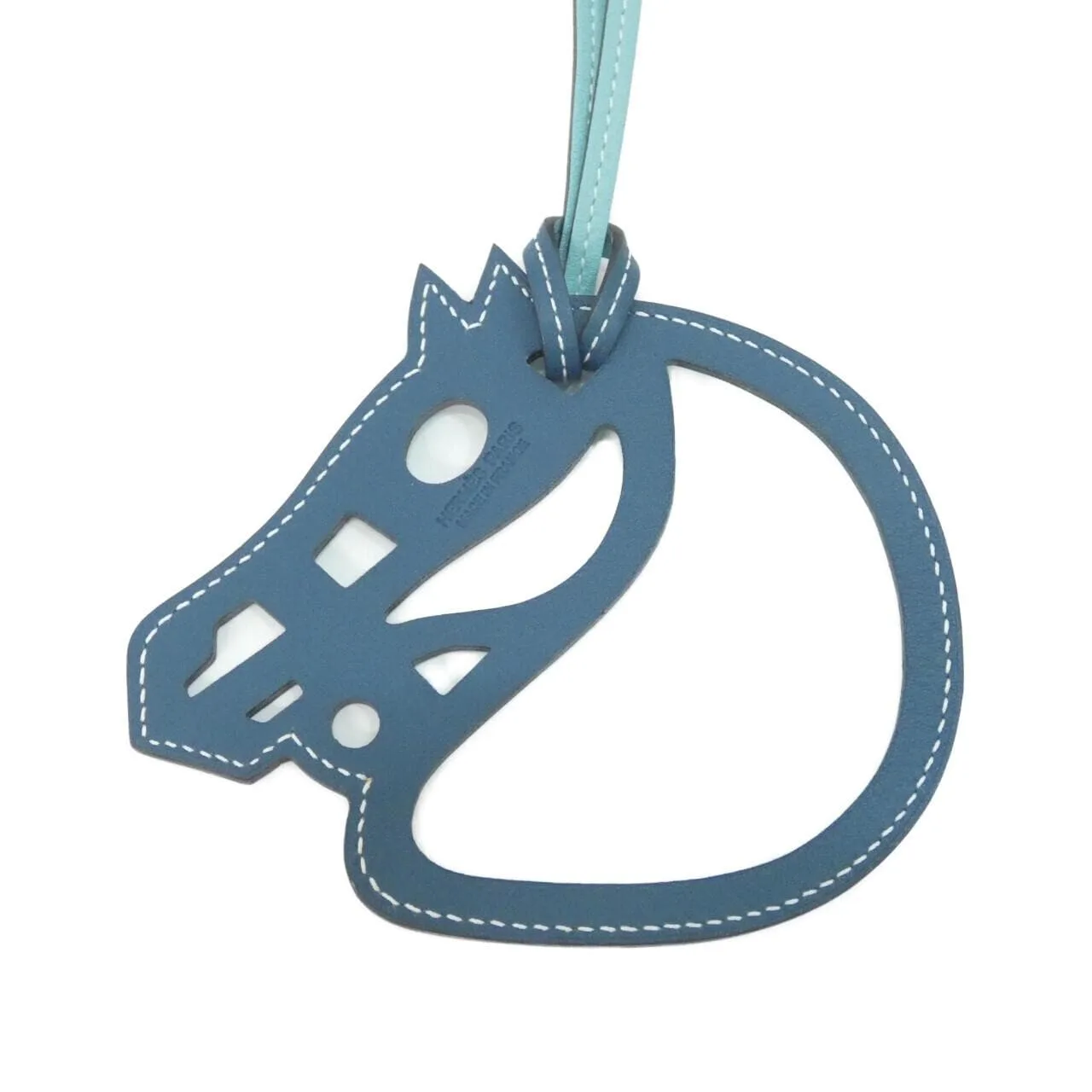 HERMES 067303CA Wallet Swift Blue Swift Leather Rank A - Thumbnail 3