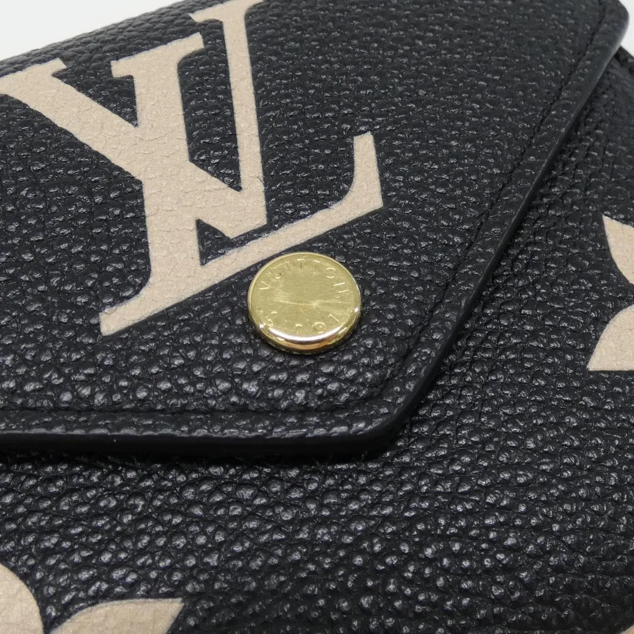 LOUIS VUITTON M80968 Wallet Monogram 黑色 Monogram 中古品A - 縮圖 3