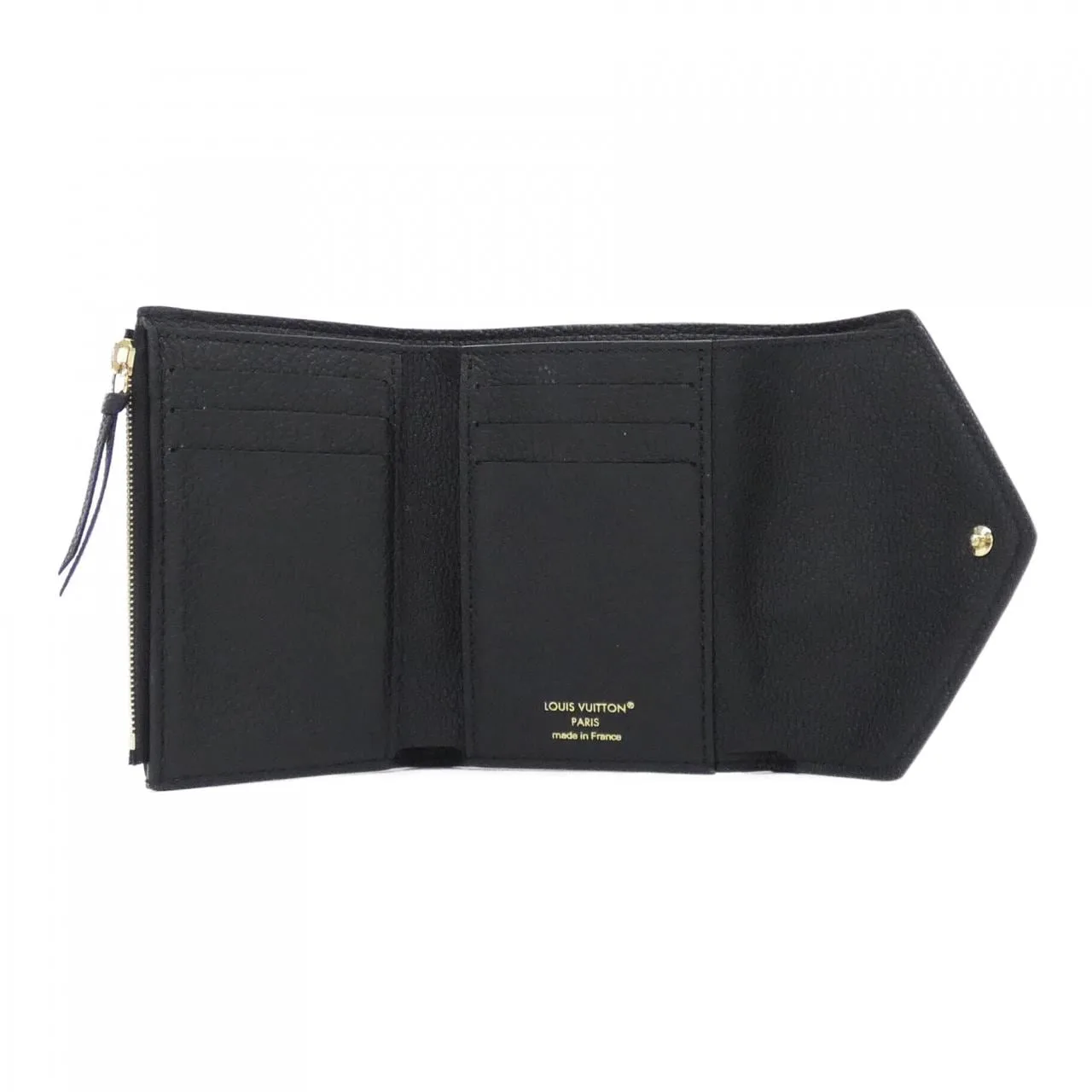 LOUIS VUITTON M80968 Wallet Monogram 黑色 Monogram 中古品A - 縮圖 4