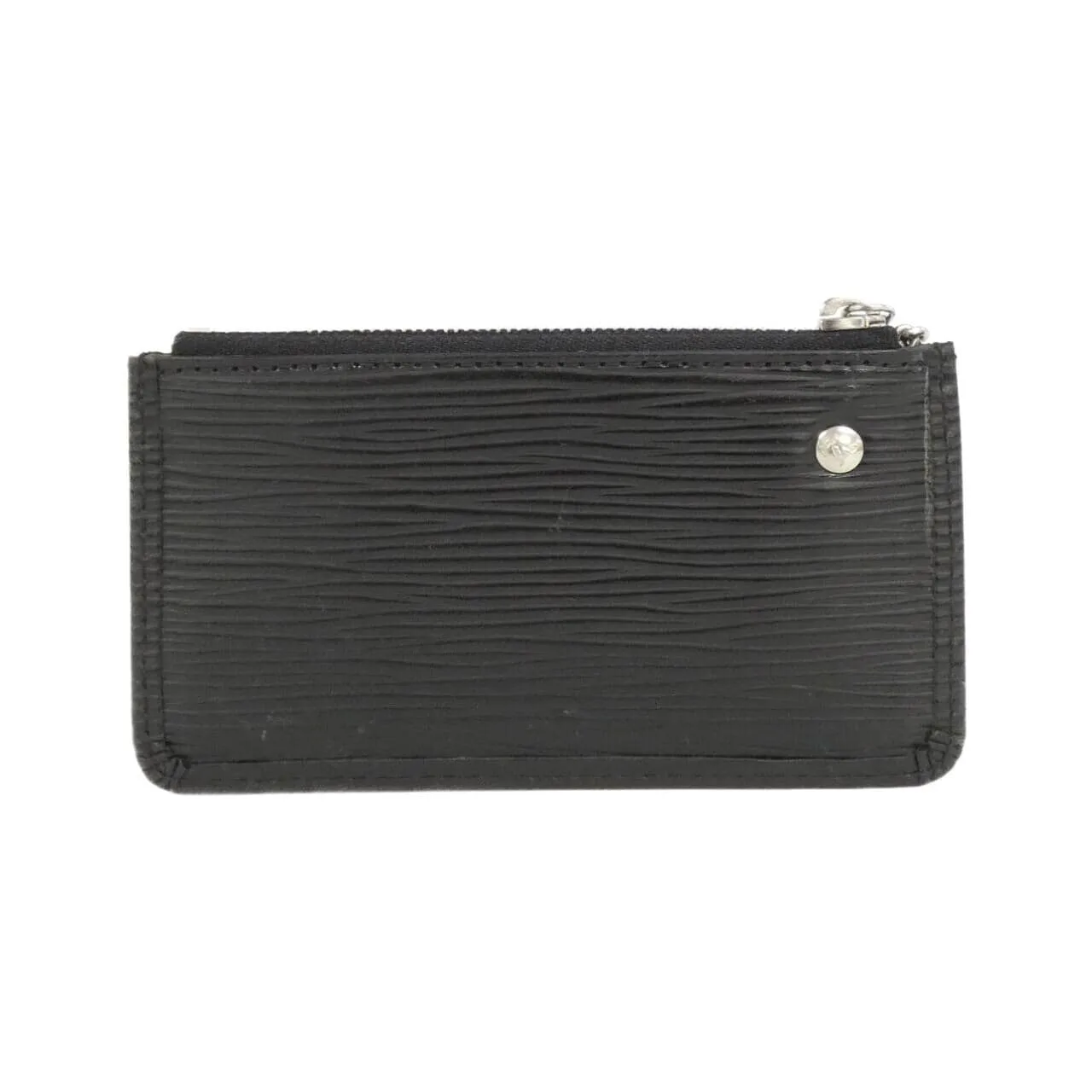 LOUIS VUITTON Pochette M63802 Coin Case Epi 黑色 Epi 中古品A - 縮圖 2