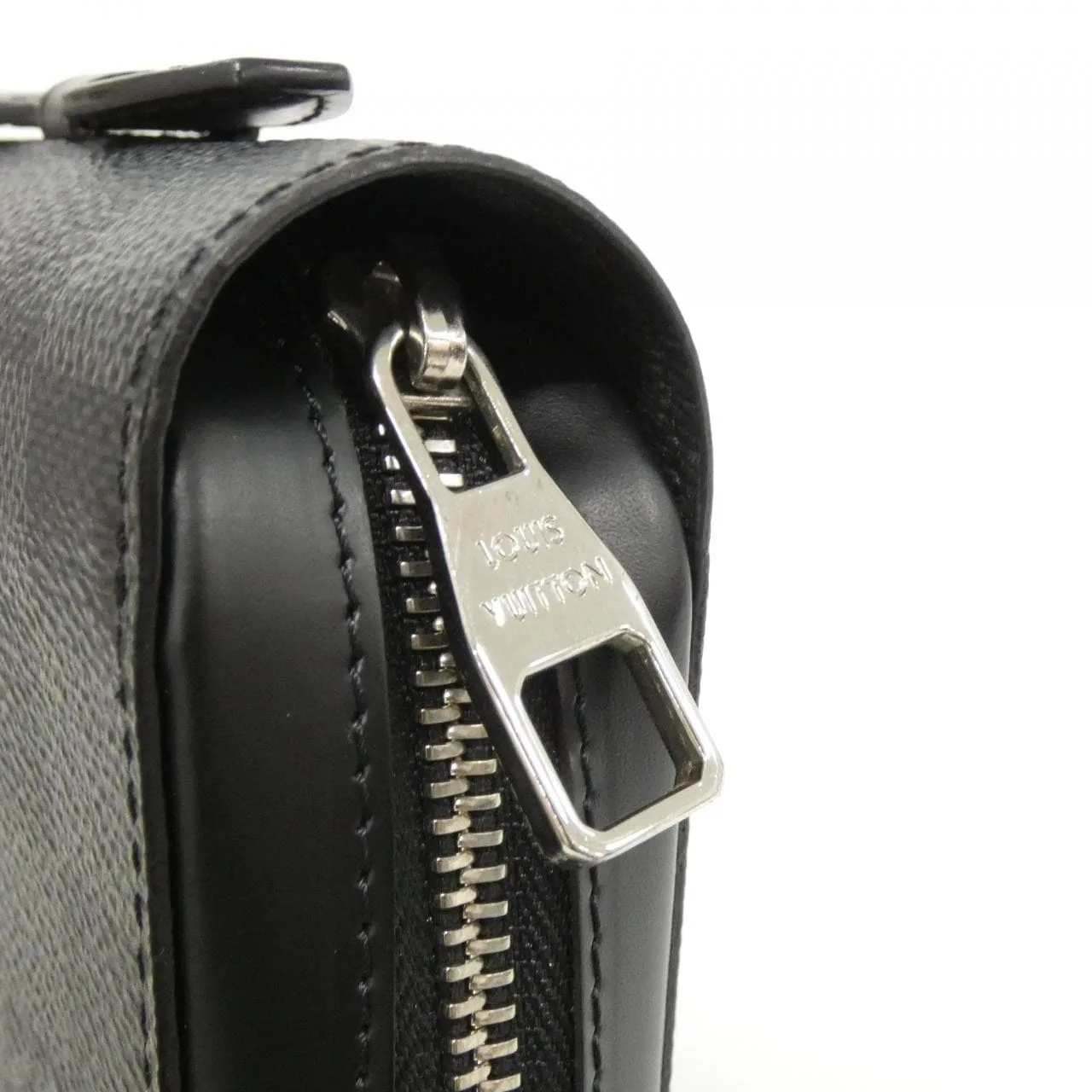 LOUIS VUITTON N41503 Wallet Damier 黑色 Damier 中古品A - 縮圖 3