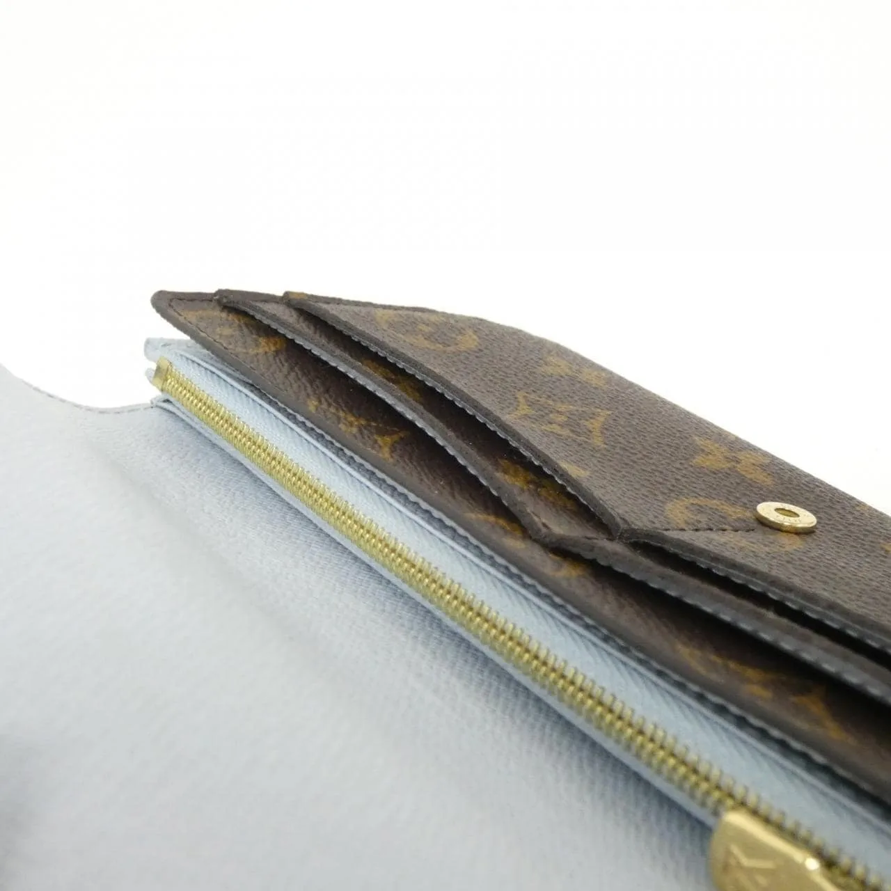 LOUIS VUITTON M83580 Wallet Monogram Blue Monogram Rank A - Thumbnail 4