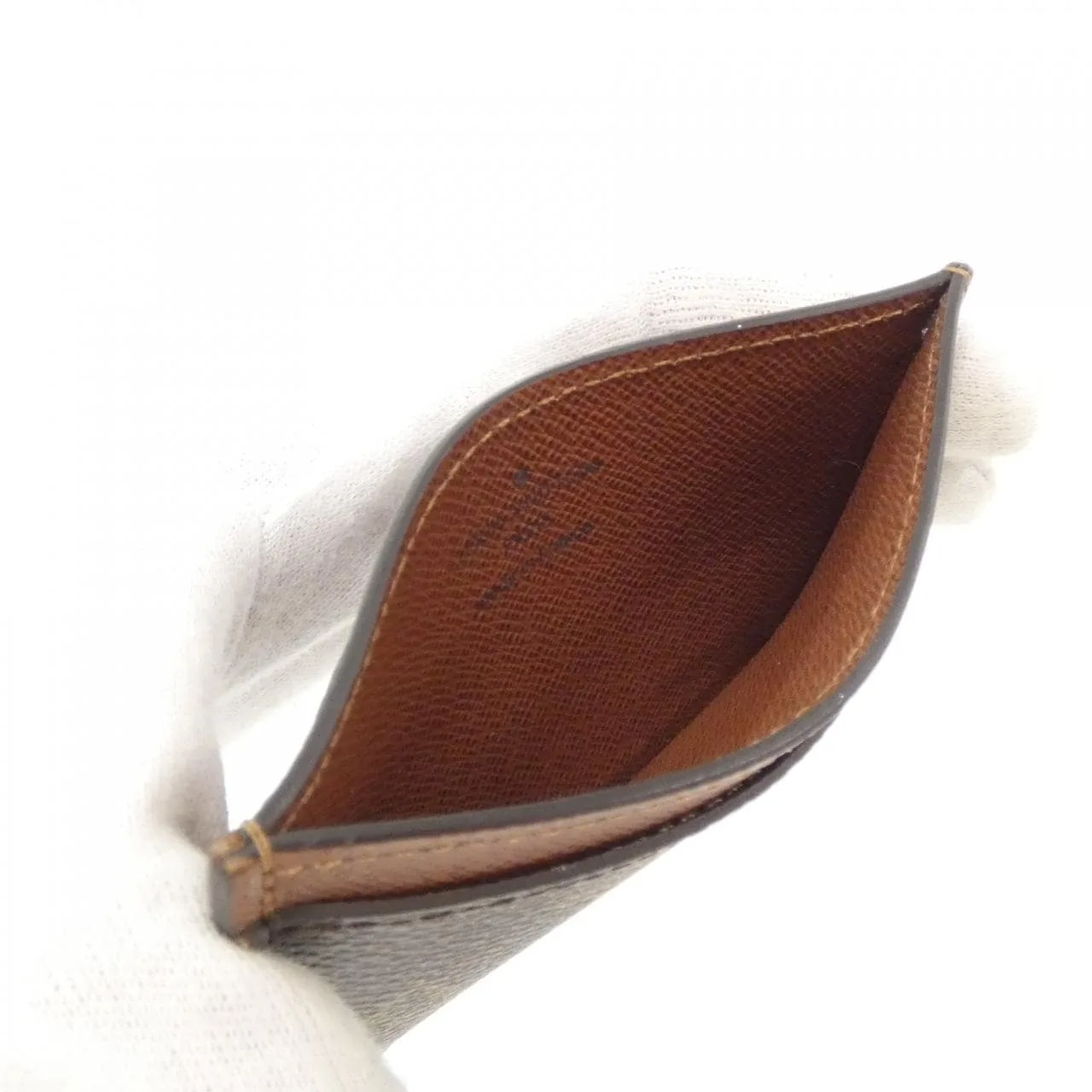 LOUIS VUITTON M61733 Card Case Monogram Black Monogram Rank A - Thumbnail 3