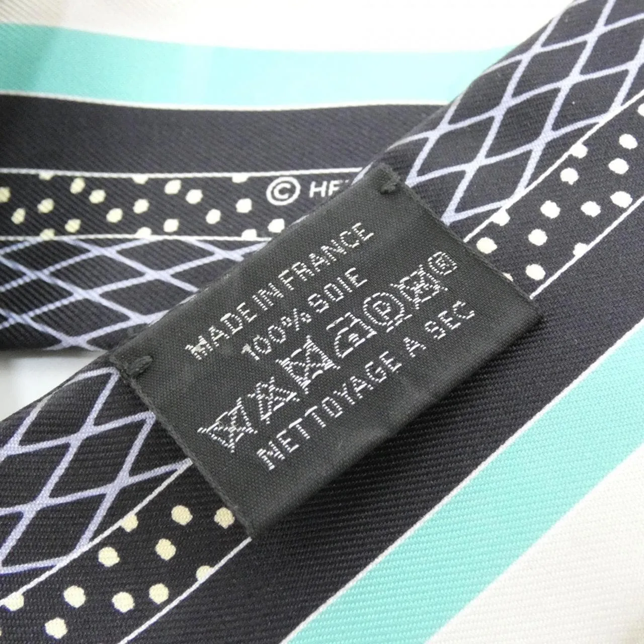 HERMES 063761S Scarf Black Rank A - Thumbnail 4