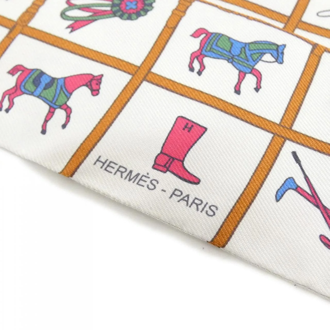 HERMES 061356S Scarf Black Rank A - Thumbnail 3