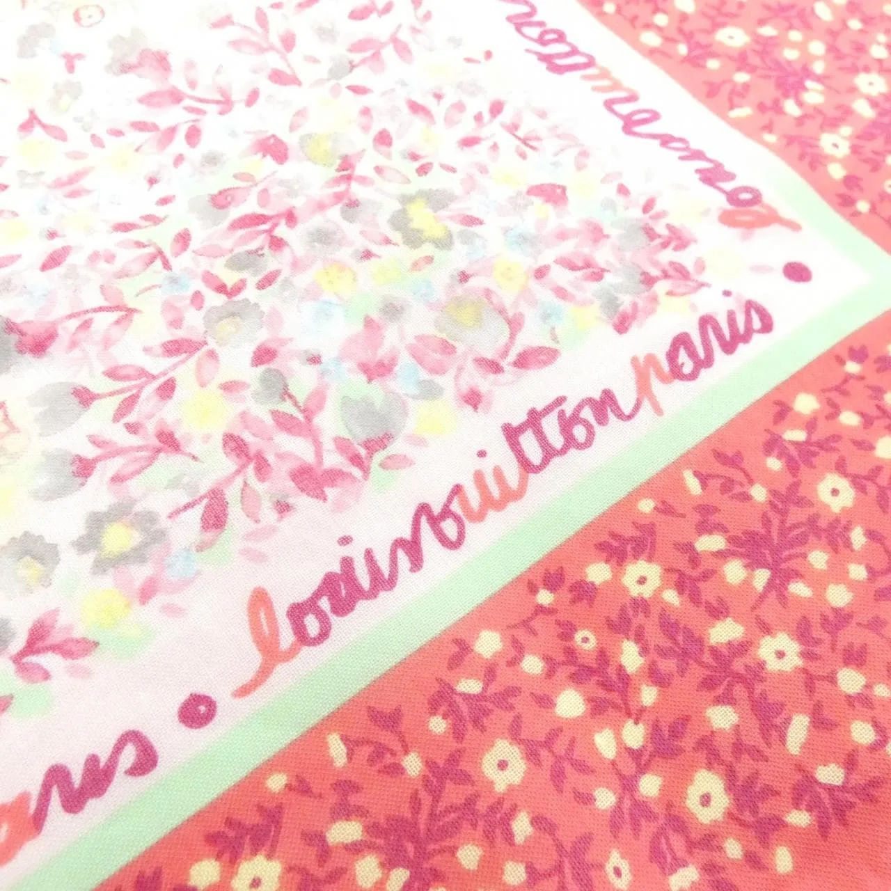 LOUIS VUITTON Scarf 黑色 中古品A - 縮圖 2