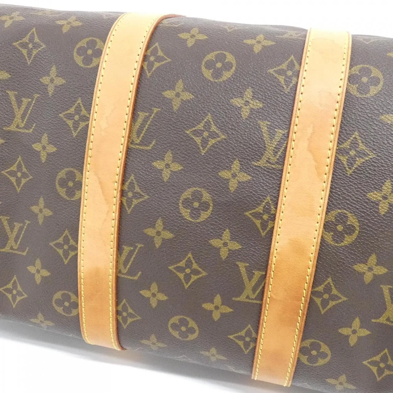 LOUIS VUITTON Keepall M41428 Boston Monogram 黑色 Monogram 中古品A - 縮圖 2
