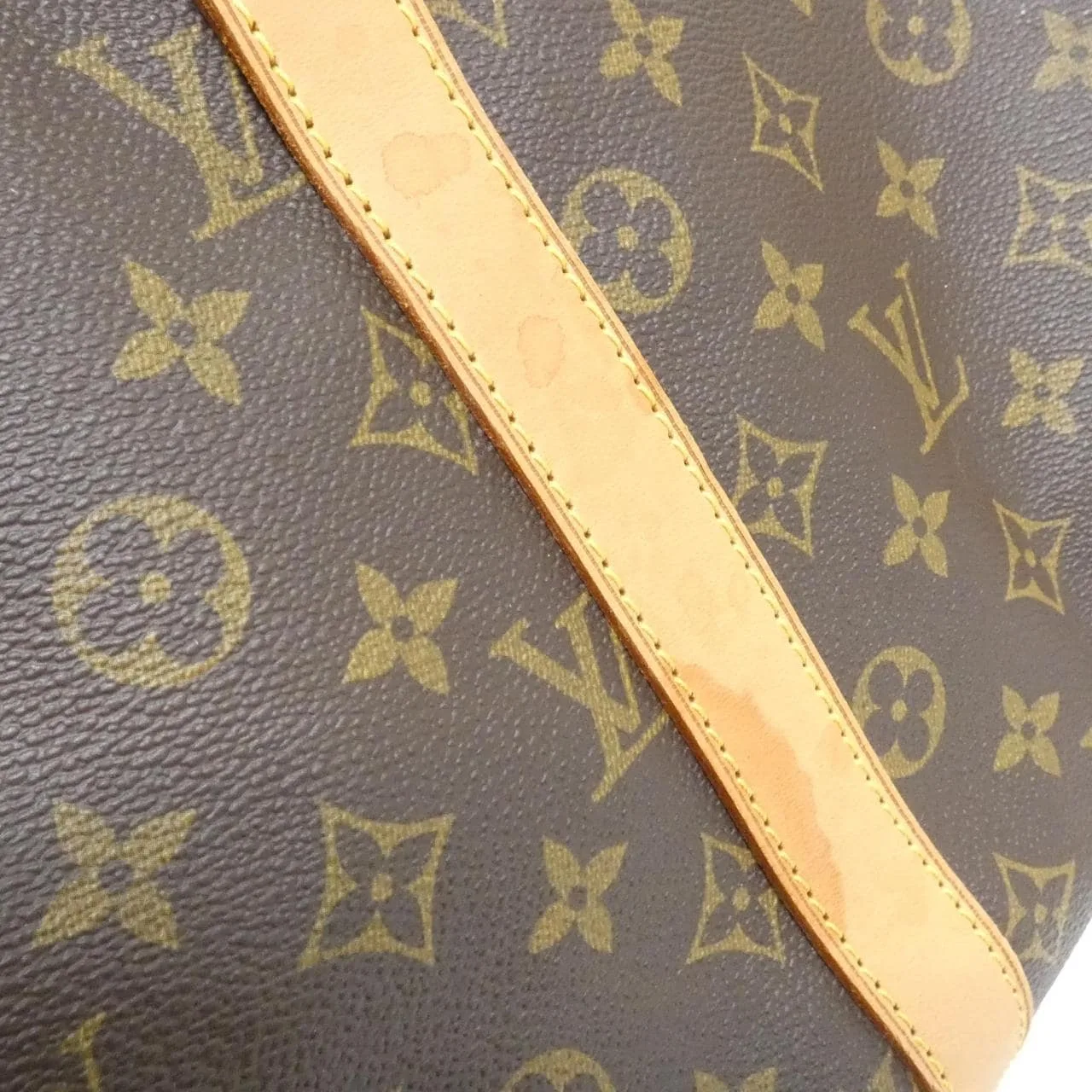 LOUIS VUITTON Keepall M41428 Boston Monogram 黑色 Monogram 中古品A - 縮圖 4