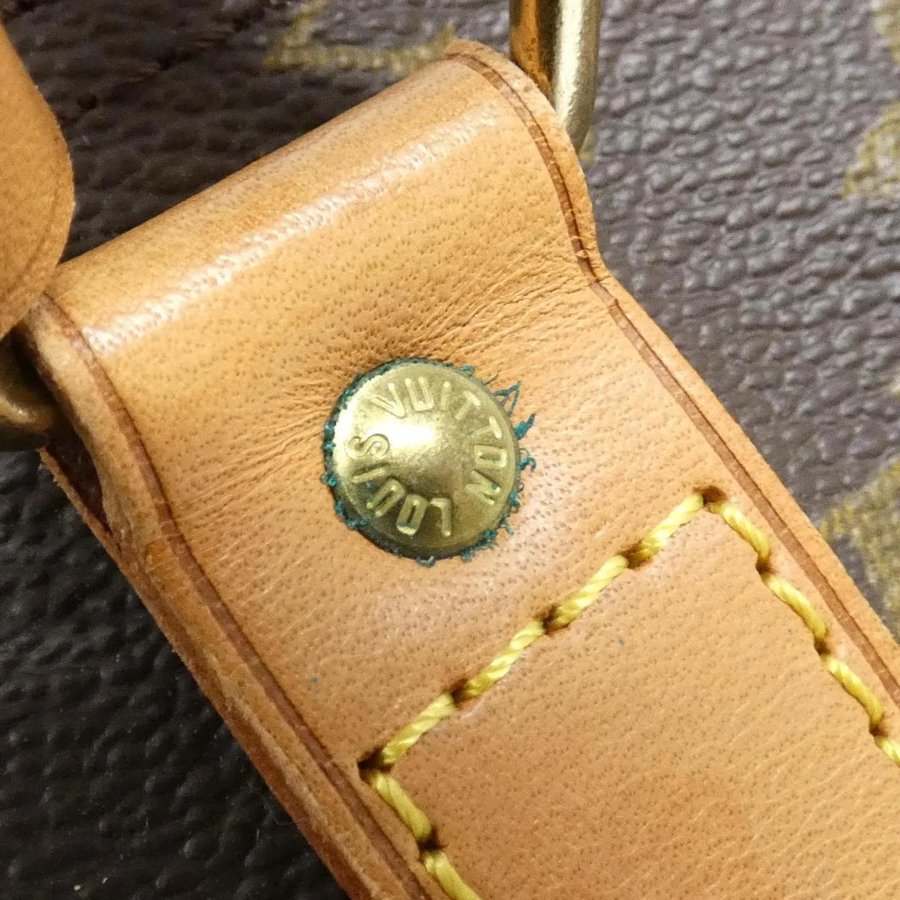 LOUIS VUITTON Keepall M41428 Boston Monogram 黑色 Monogram 中古品A - 縮圖 6