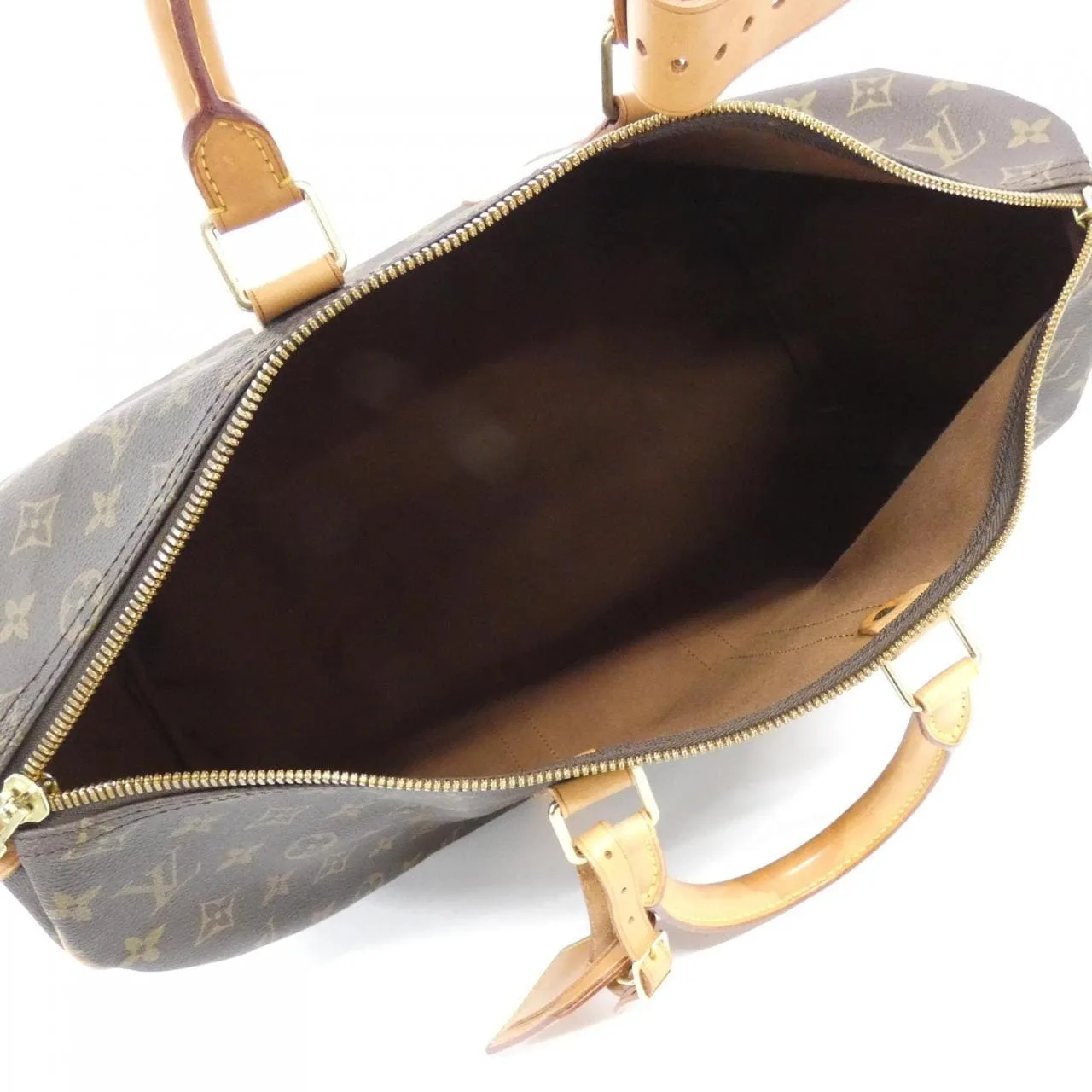 LOUIS VUITTON Keepall M41428 Boston Monogram 黑色 Monogram 中古品A - 縮圖 9