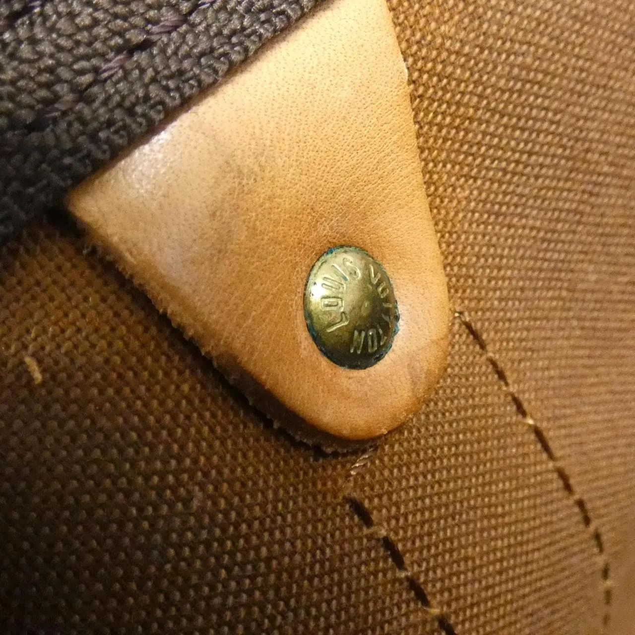 LOUIS VUITTON Keepall M41428 Boston Monogram 黑色 Monogram 中古品A - 縮圖 10