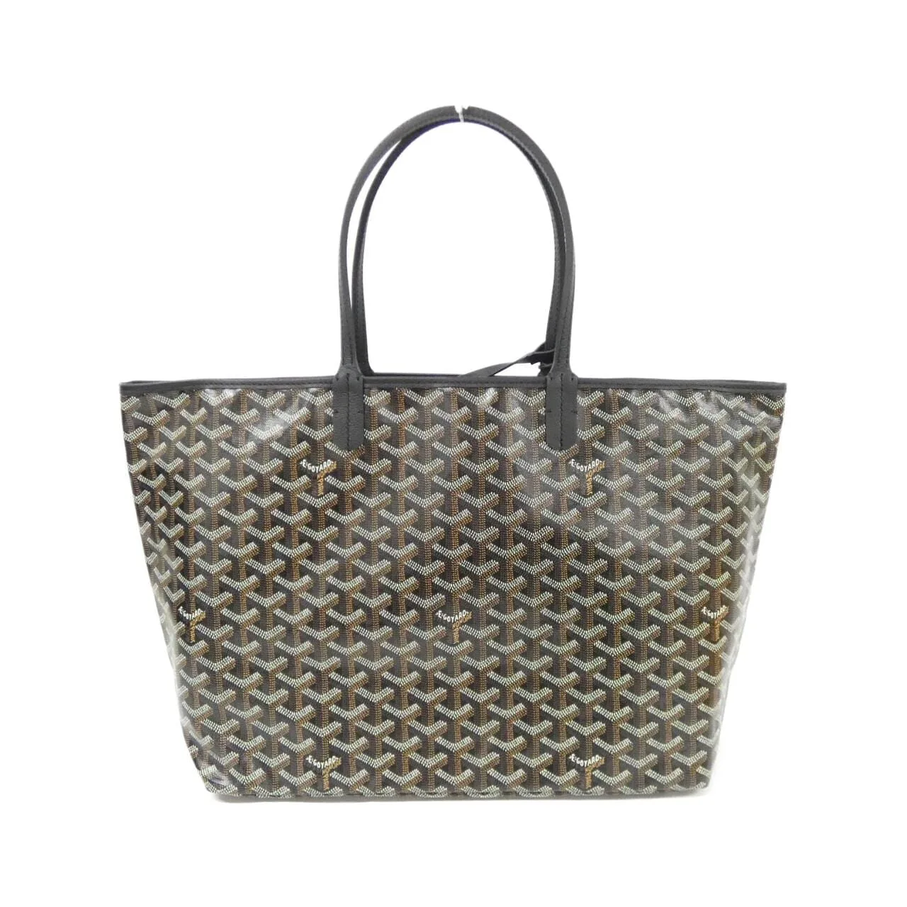 GOYARD Saint Louis AMA LOUIS PM Tote Canvas 黑色 帆布 未使用品 - 縮圖 2