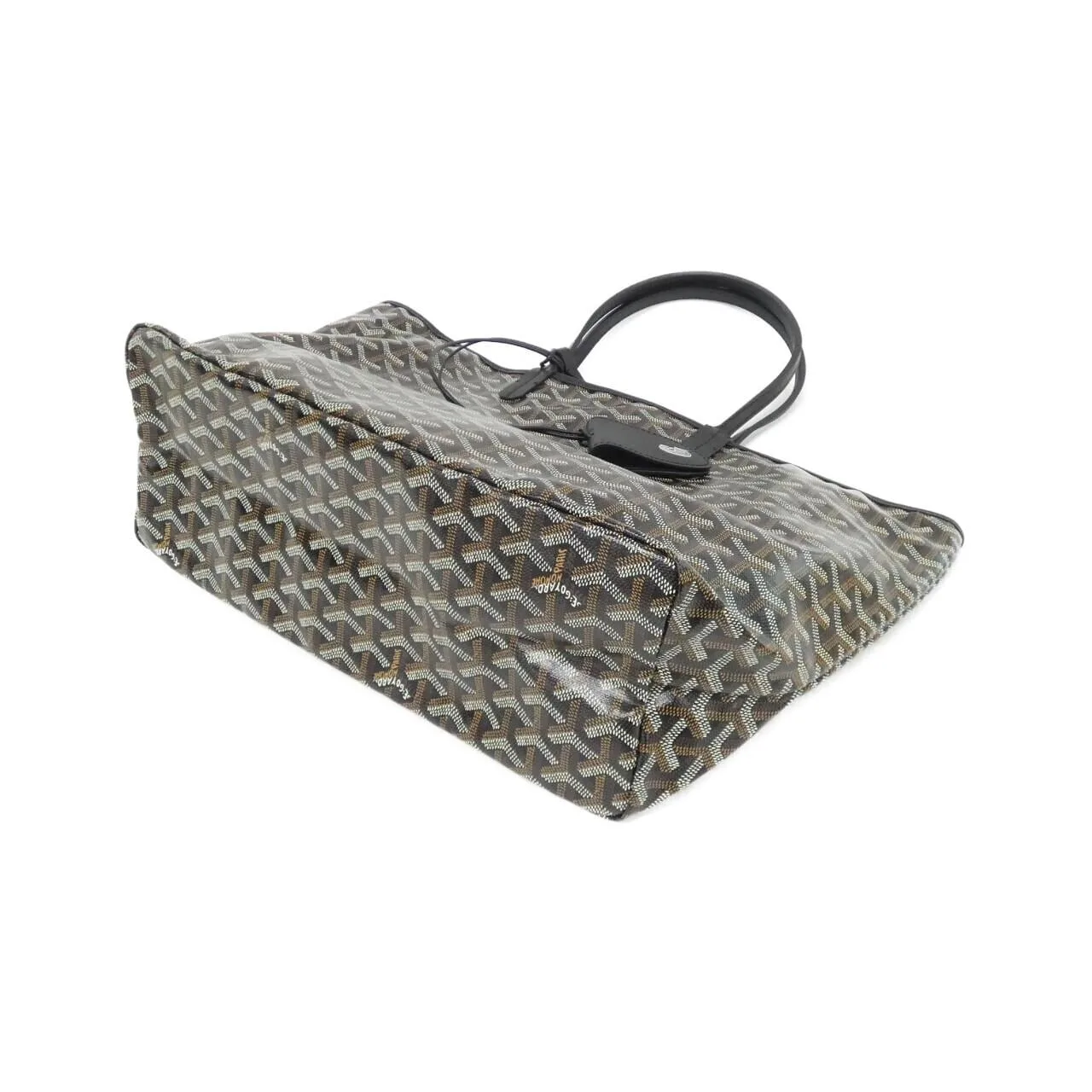 GOYARD Saint Louis AMA LOUIS PM Tote Canvas 黑色 帆布 未使用品 - 縮圖 3