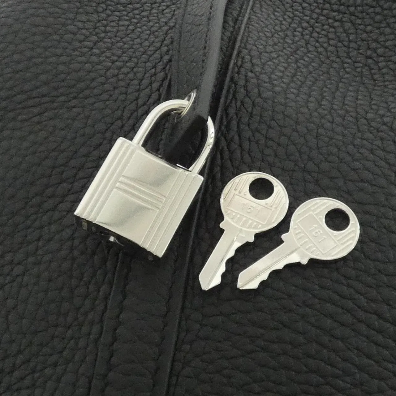 HERMES Picotin 060991CK Handbag Clemence 3