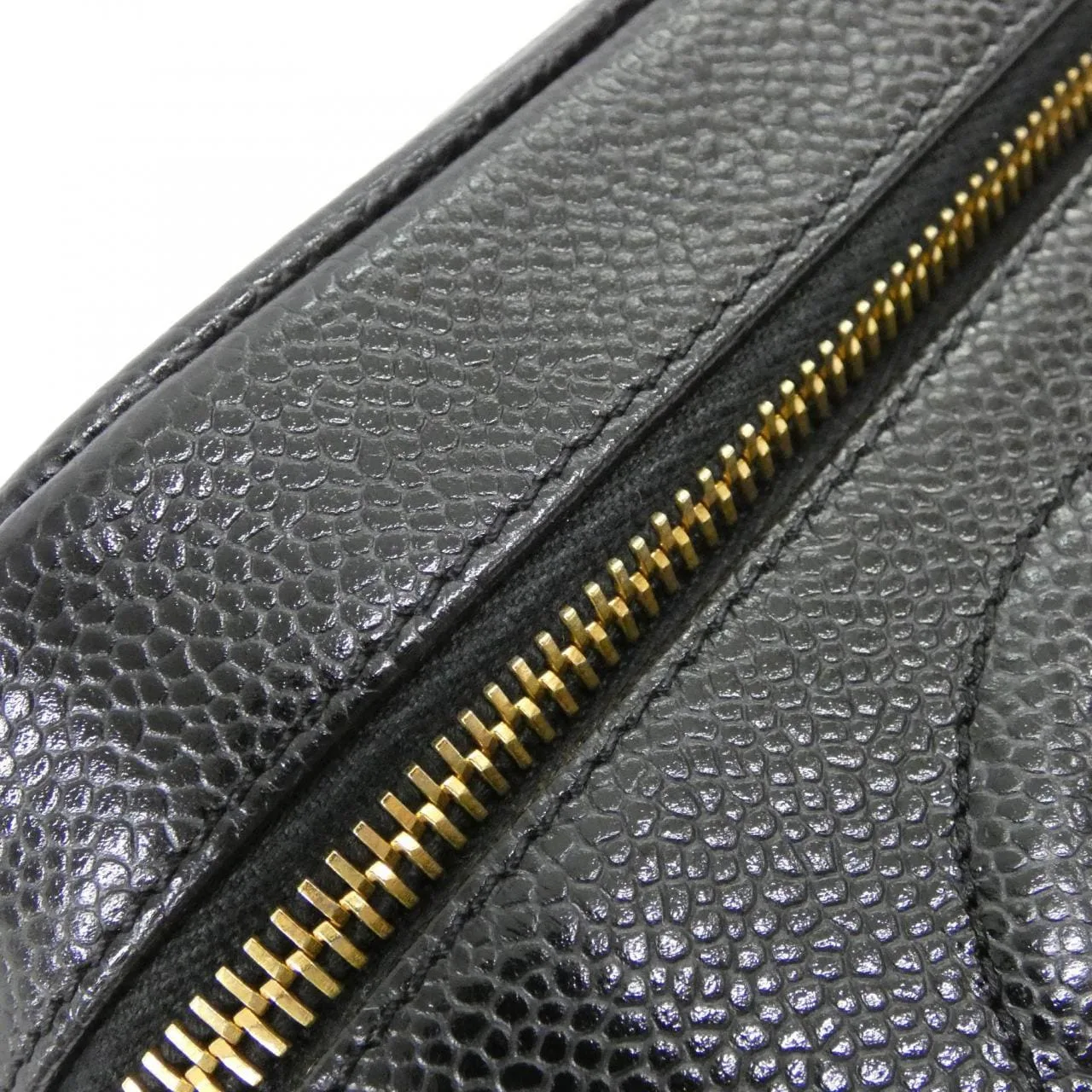 CHANEL 1998 Handbag Grained Calfskin 黑色 荔枝紋牛皮 中古品A - 縮圖 7