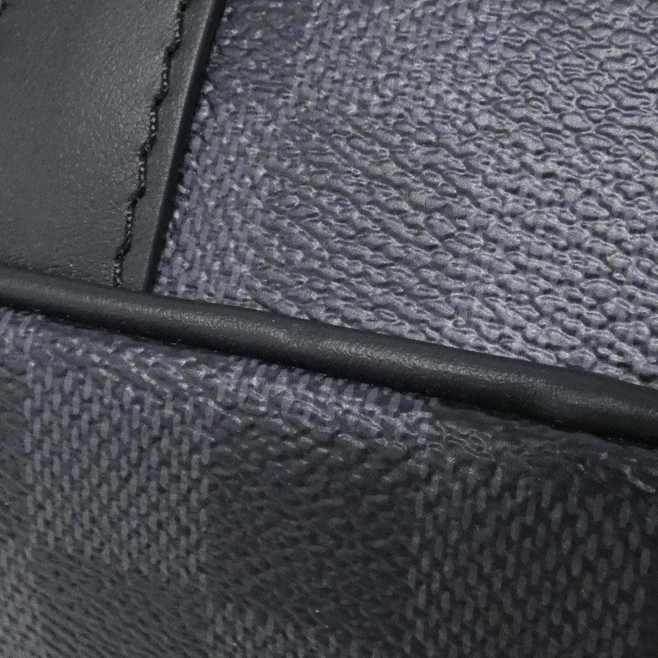 LOUIS VUITTON Documents N40445 Handbag Damier 黑色 Damier 中古品A - 縮圖 3