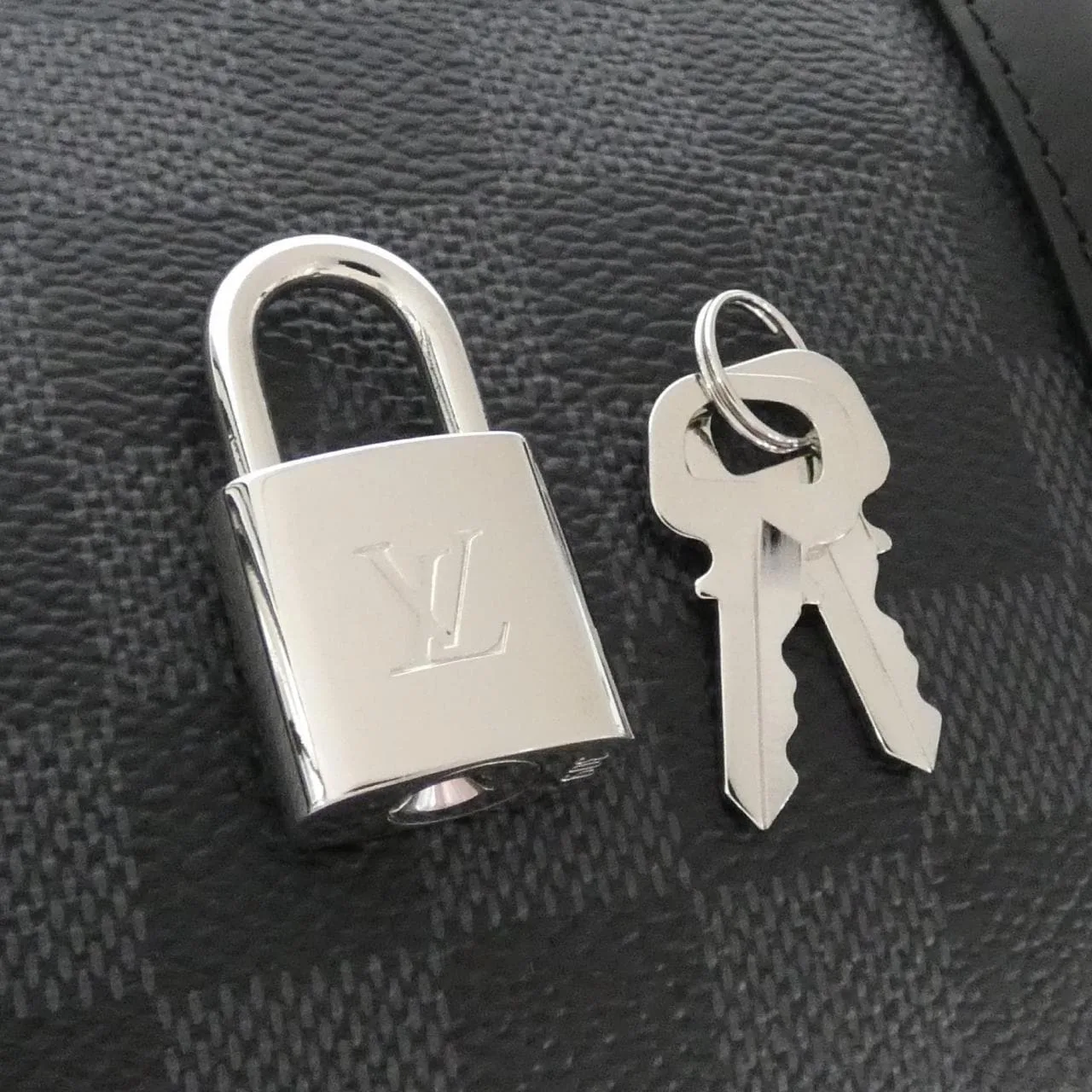 LOUIS VUITTON Documents N40445 Handbag Damier 黑色 Damier 中古品A - 縮圖 5