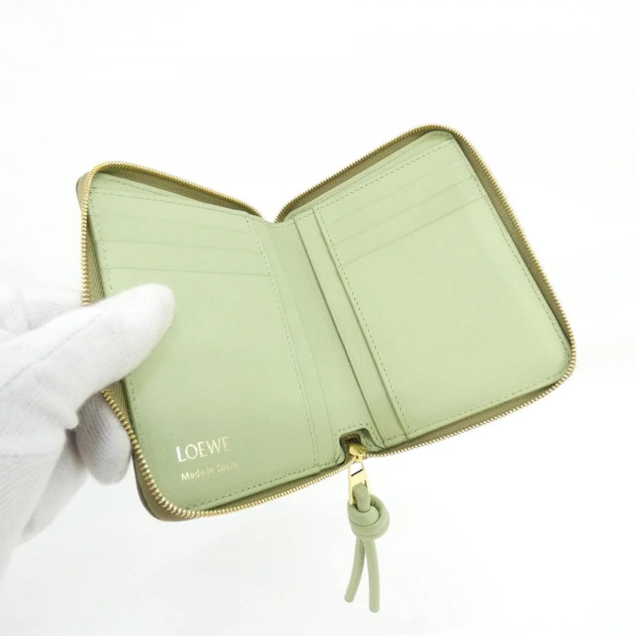 LOEWE CEM1CWZX01 Wallet Black Rank A - Thumbnail 8