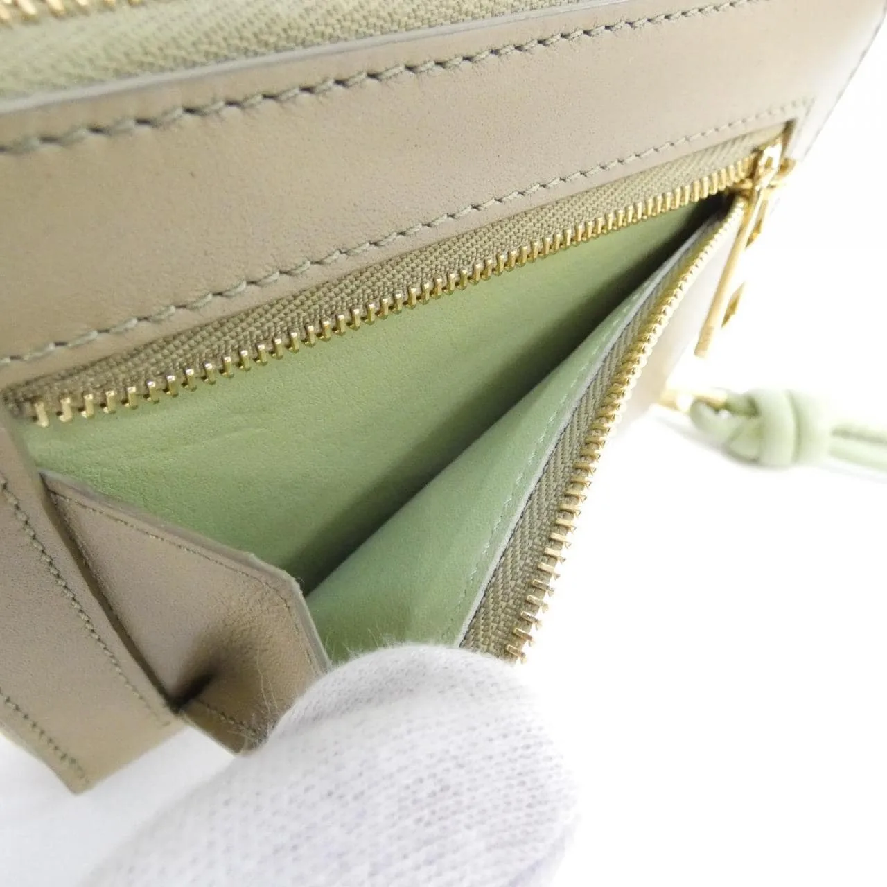 LOEWE CEM1CWZX01 Wallet Black Rank A - Thumbnail 9