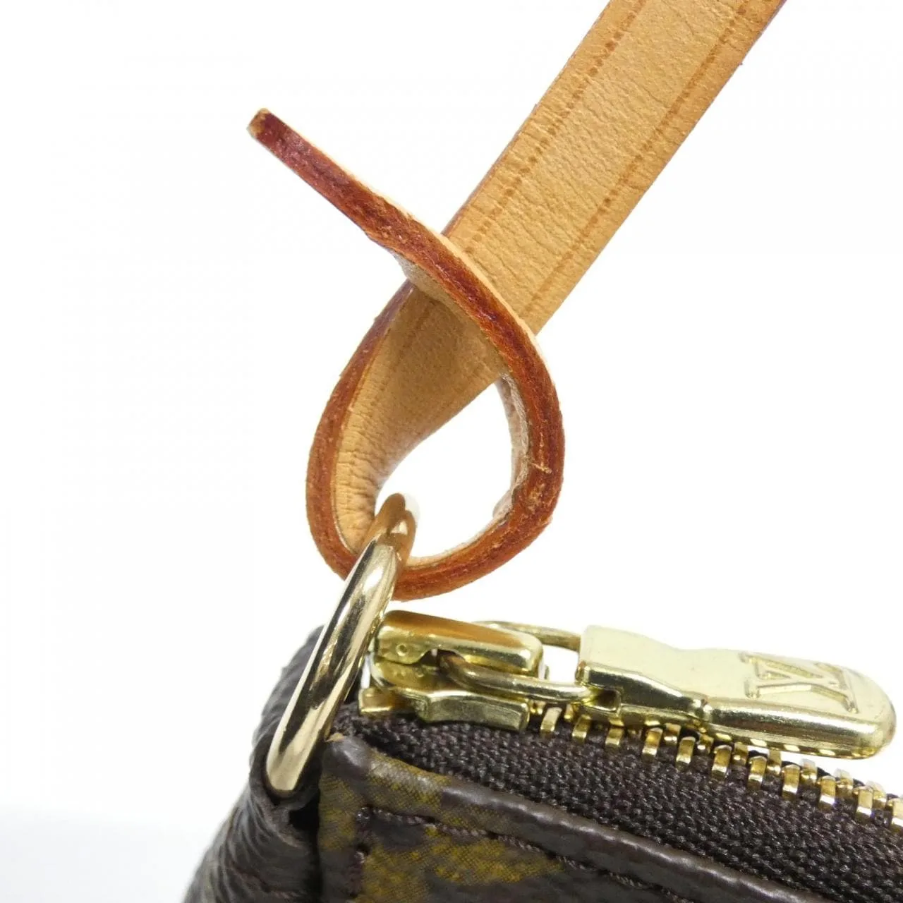 LOUIS VUITTON Pochette M51980 Pochette Monogram 黑色 Monogram 中古品A - 縮圖 4