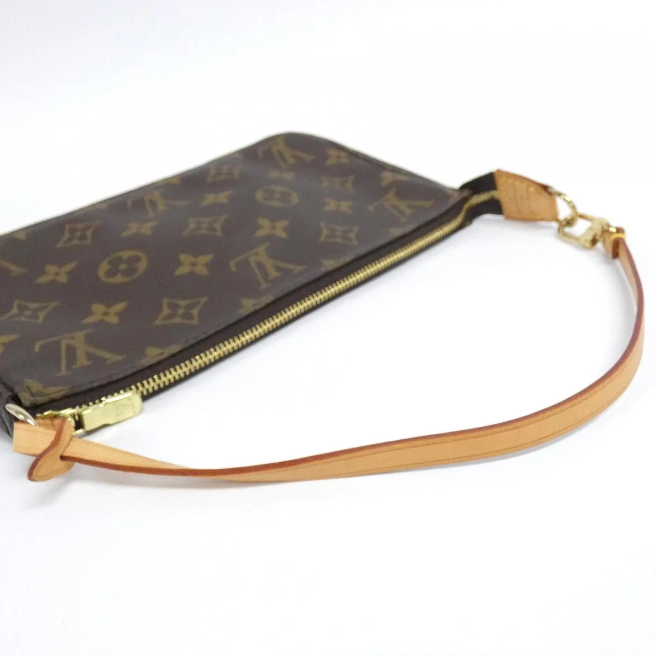 LOUIS VUITTON Pochette M51980 Pochette Monogram 黑色 Monogram 中古品A - 縮圖 5