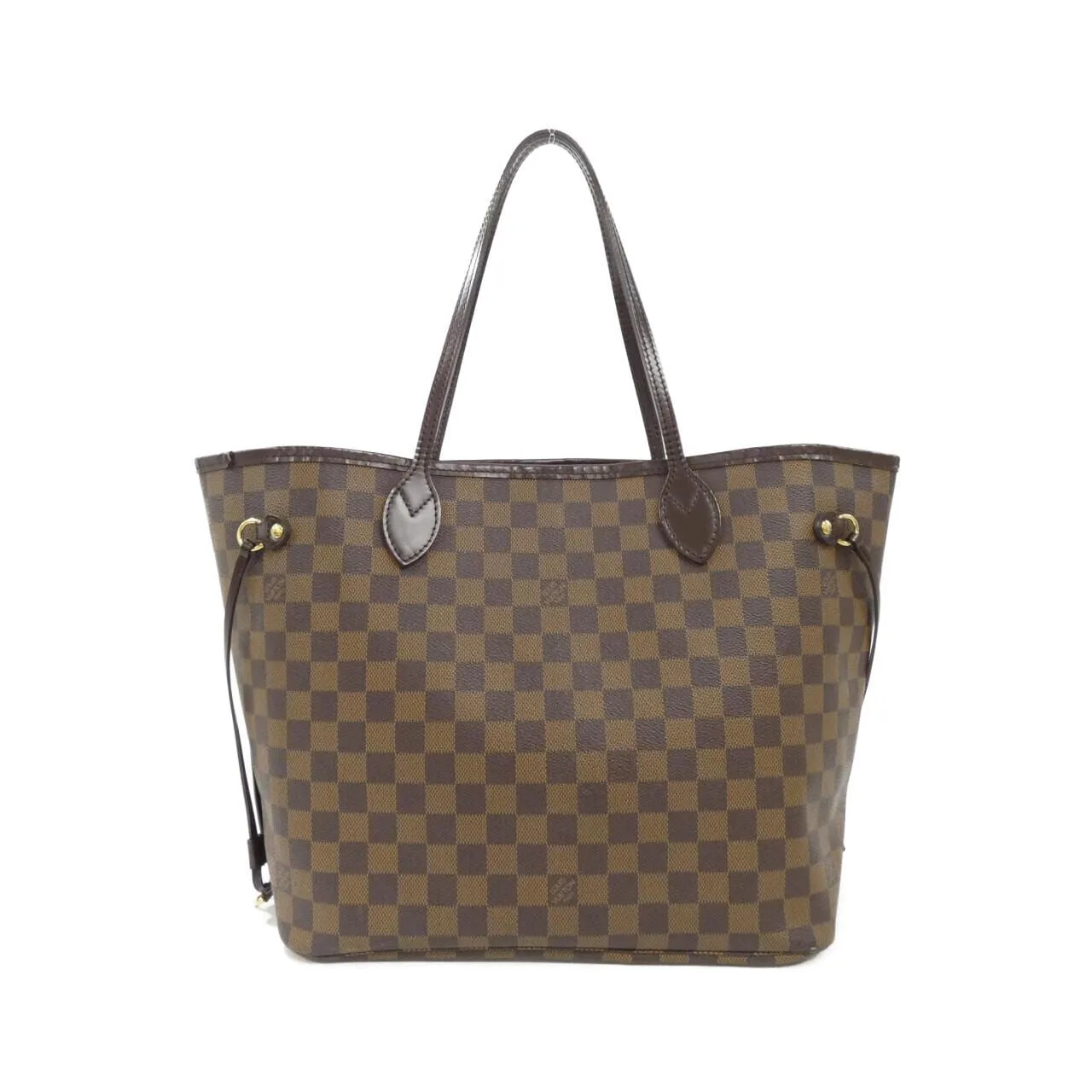 LOUIS VUITTON Neverfull N51105 Tote Damier Black