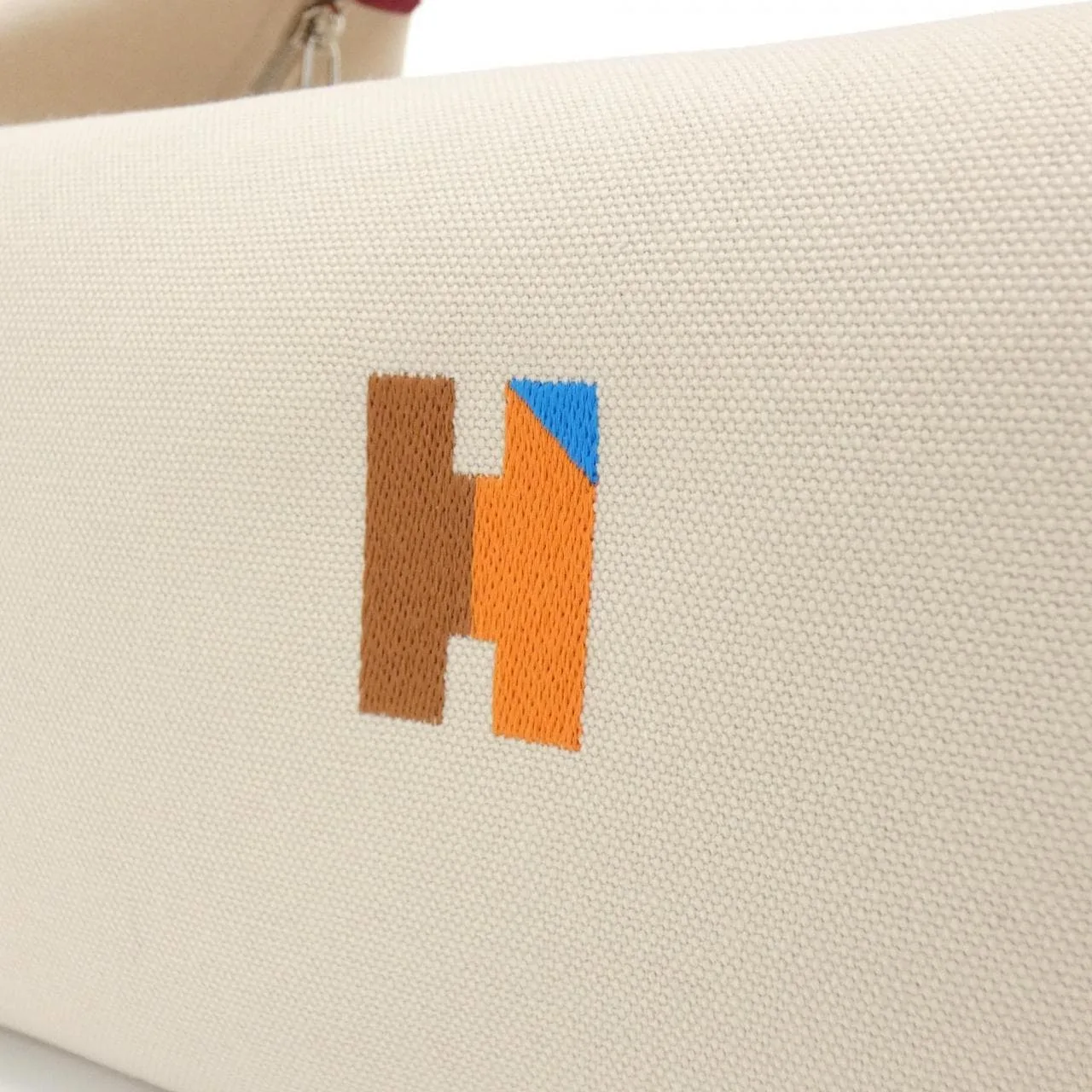 HERMES 104347M Pouch Canvas 4