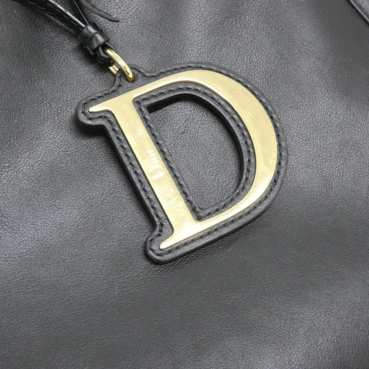 DIOR Handbag Leather Black Leather Rank A - Thumbnail 7