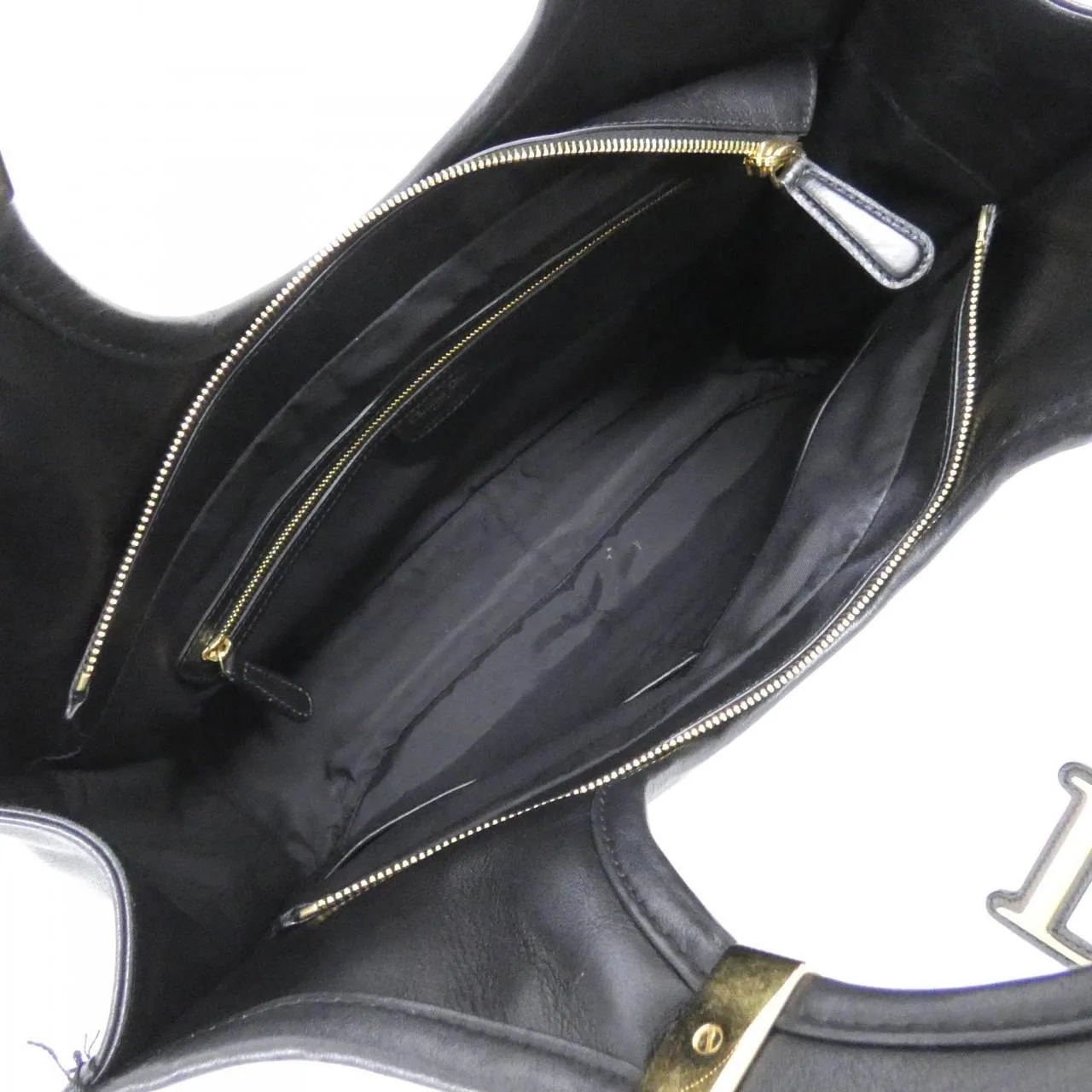 DIOR Handbag Leather Black Leather Rank A - Thumbnail 9