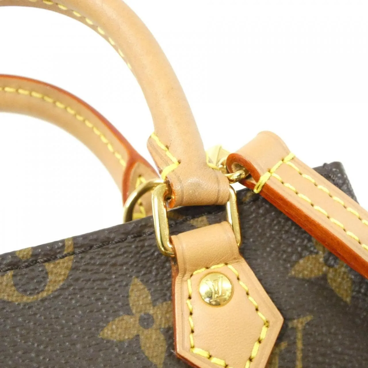 LOUIS VUITTON M69442 Handbag Monogram 黑色 Monogram 中古品A - 縮圖 3