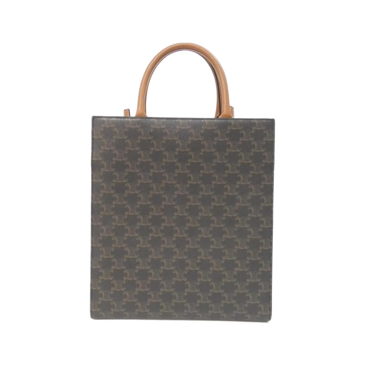 CELINE Cabas 191542BZK Handbag Canvas 2