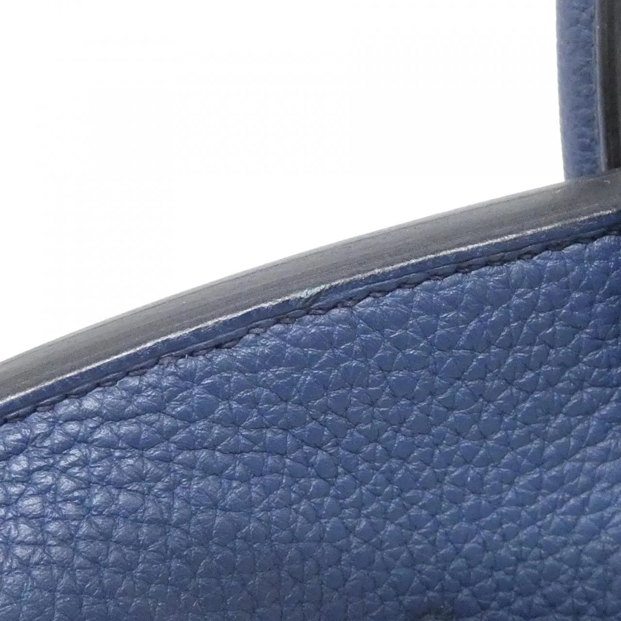 HERMES Birkin 041344CC Handbag Togo Blue Togo Leather Rank A - Thumbnail 5