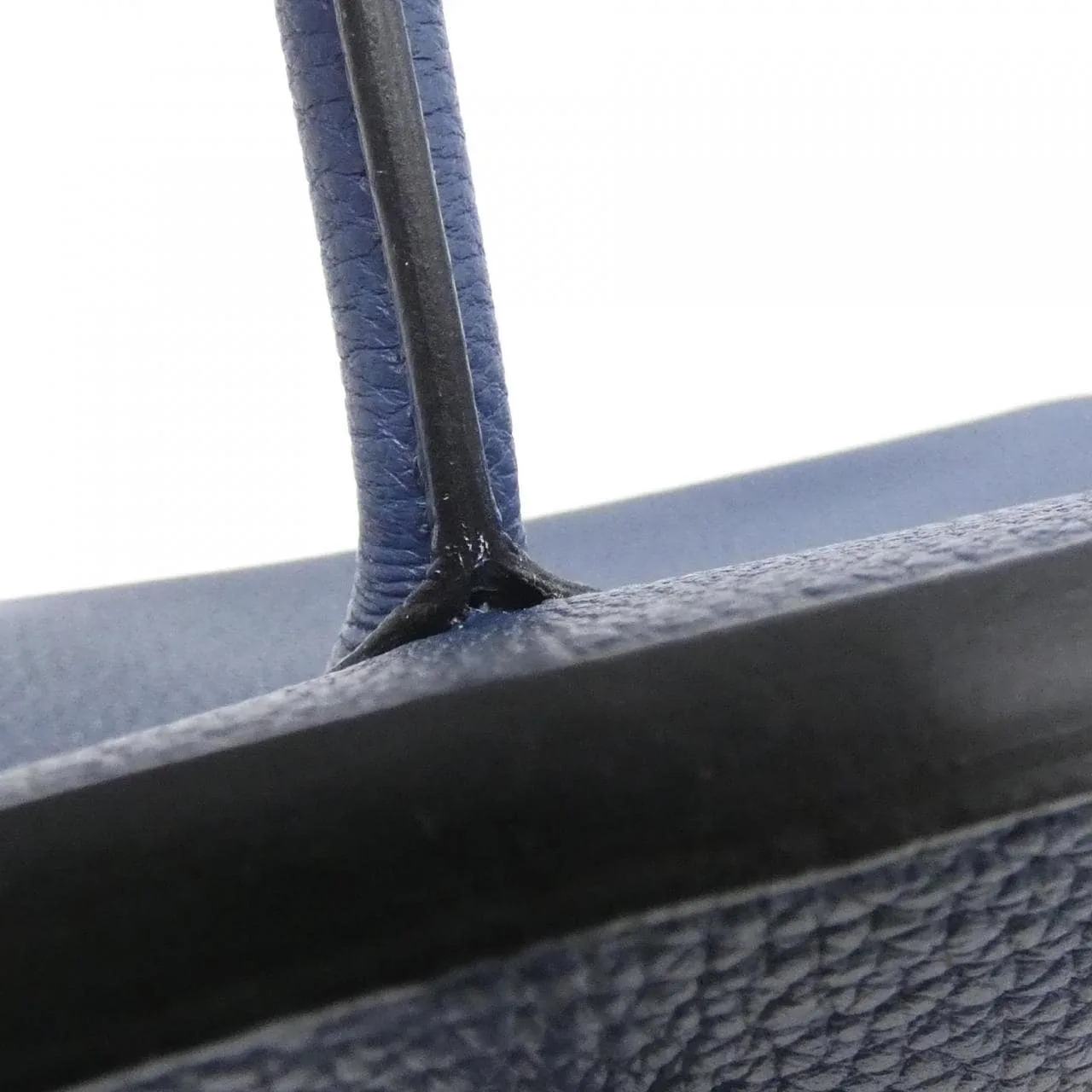 HERMES Birkin 041344CC Handbag Togo Blue Togo Leather Rank A - Thumbnail 7