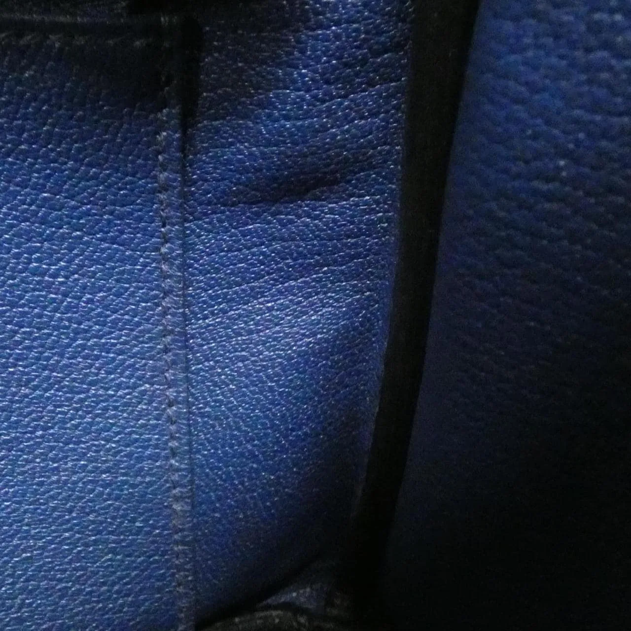 HERMES Birkin 041344CC Handbag Togo Blue Togo Leather Rank A - Thumbnail 9