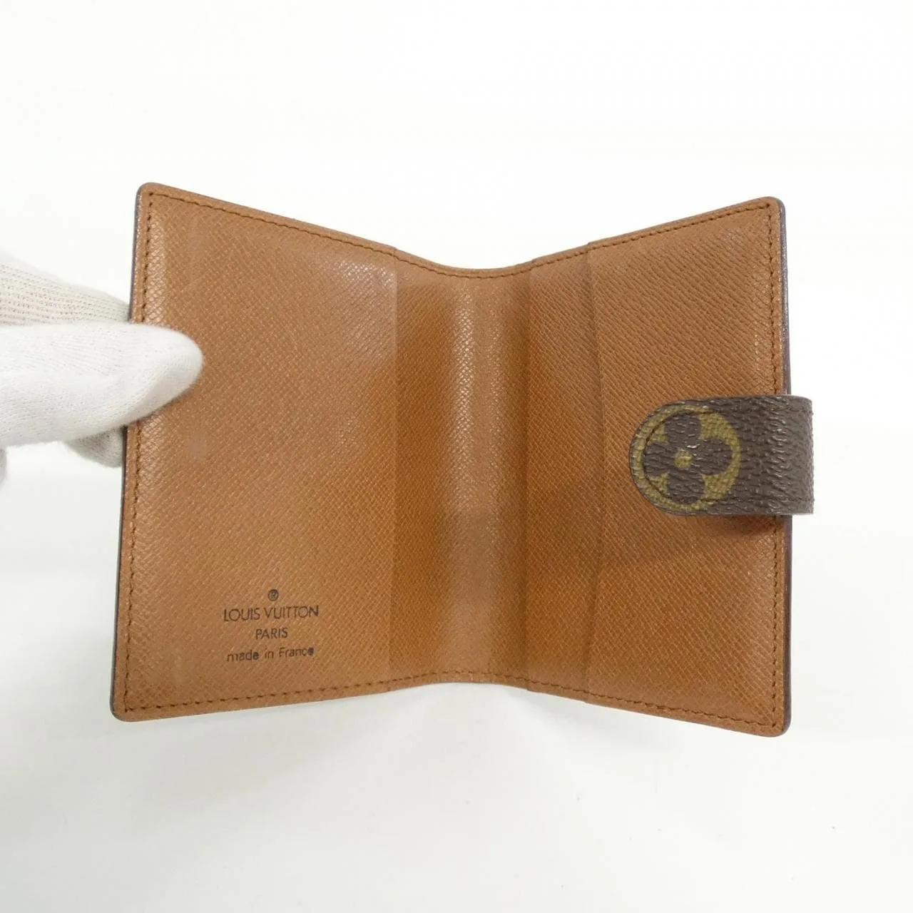 LOUIS VUITTON R20007 Wallet Monogram 黑色 Monogram 中古品A - 縮圖 6