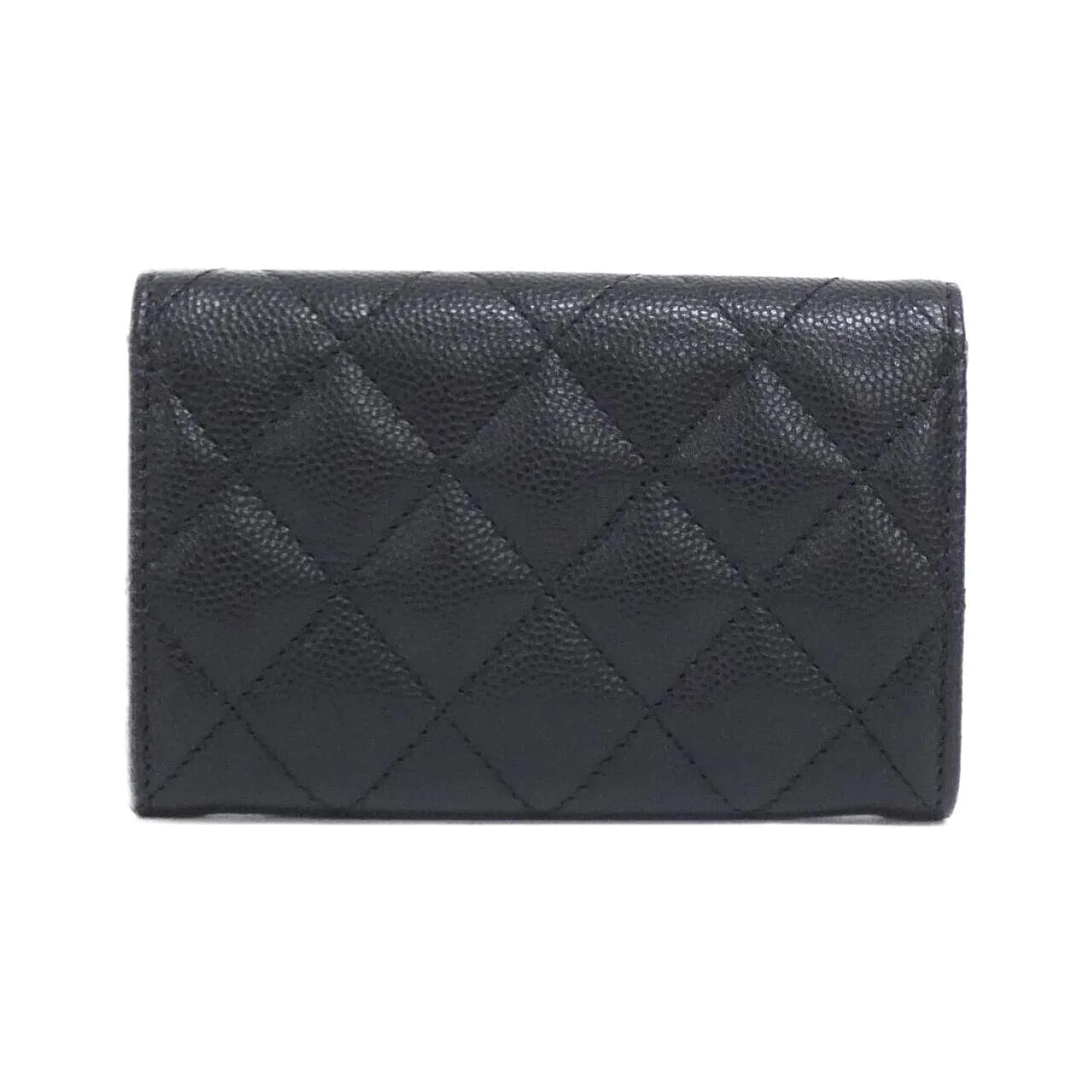 CHANEL AP5010 Card Case Grained Calfskin Black Grained Calfskin Rank A - Thumbnail 2