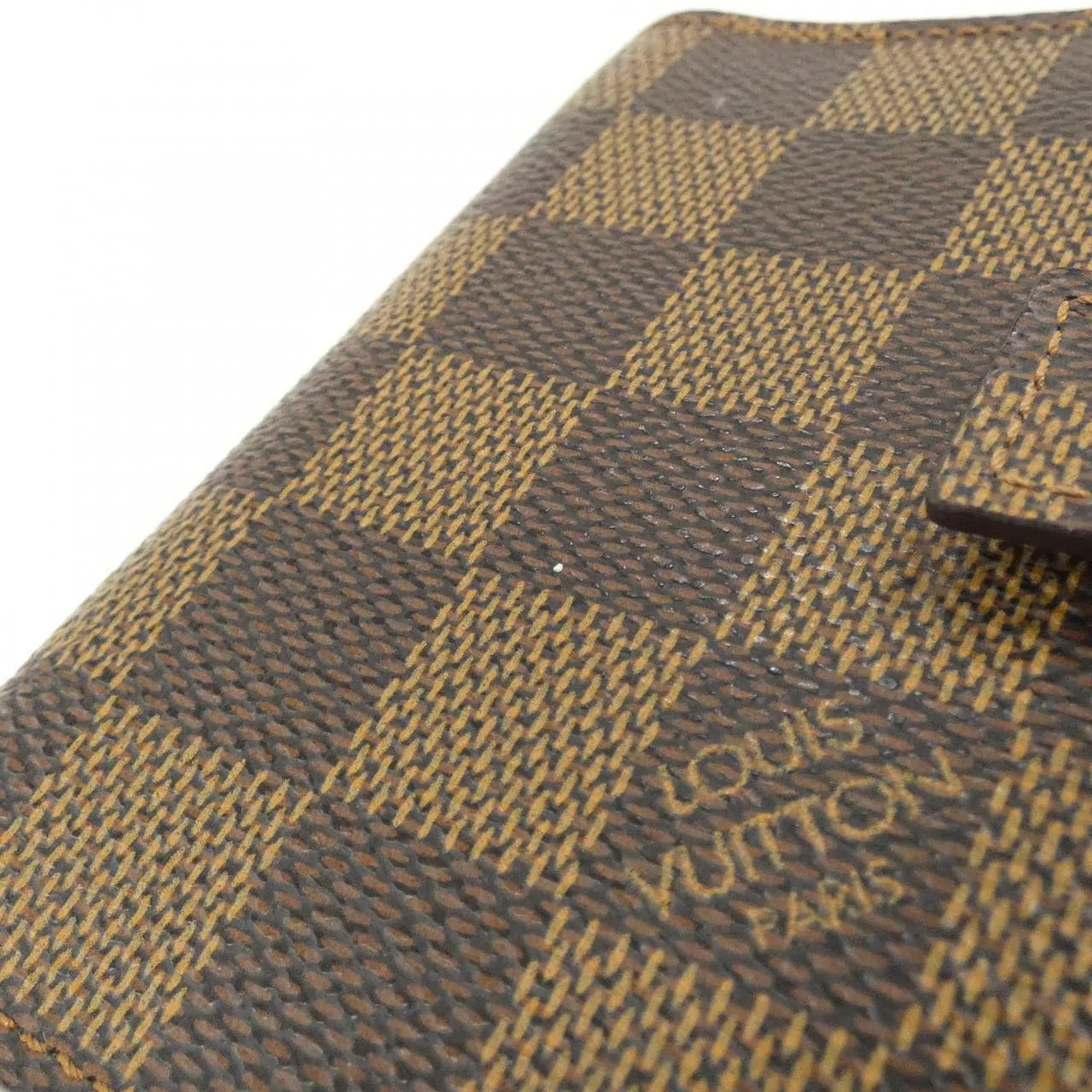 LOUIS VUITTON R20705 Wallet Damier 黑色 Damier 中古品A - 縮圖 4