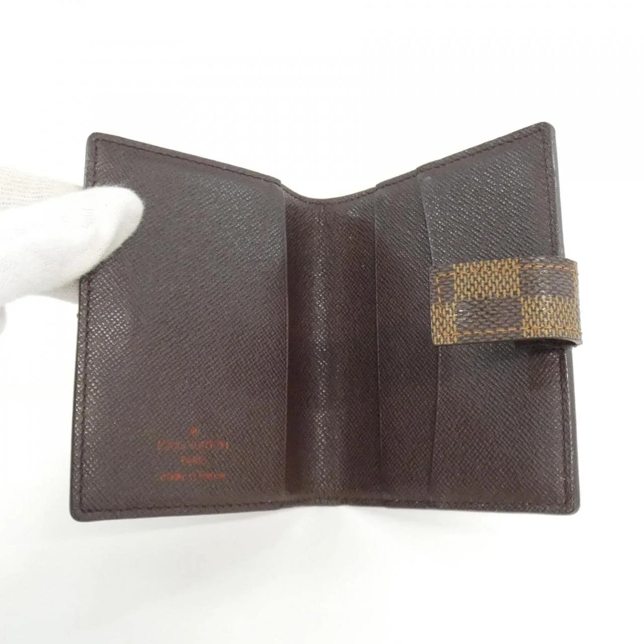 LOUIS VUITTON R20705 Wallet Damier 黑色 Damier 中古品A - 縮圖 6