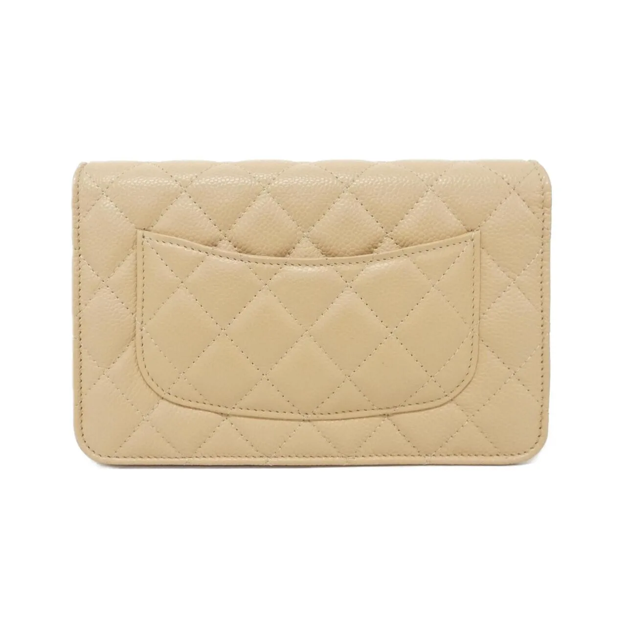 CHANEL Timeless Classic AP0250 Wallet Grained Calfskin Beige Grained Calfskin Rank A - Thumbnail 2