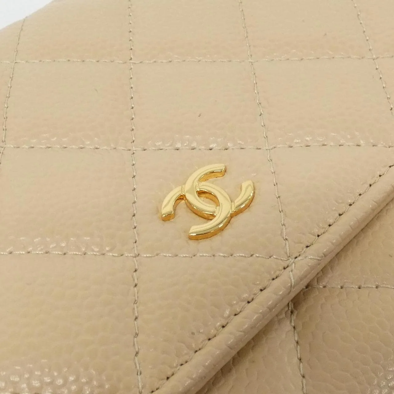 CHANEL Timeless Classic AP0250 Wallet Grained Calfskin Beige Grained Calfskin Rank A - Thumbnail 6