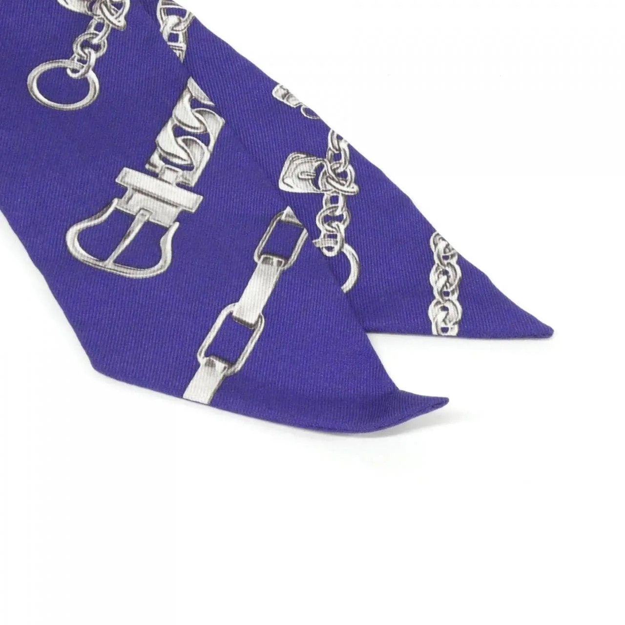 HERMES Scarf Black Rank A - Thumbnail 2