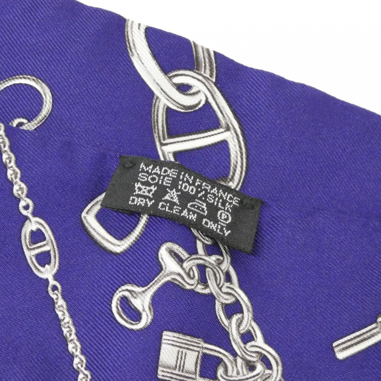 HERMES Scarf Black Rank A - Thumbnail 4