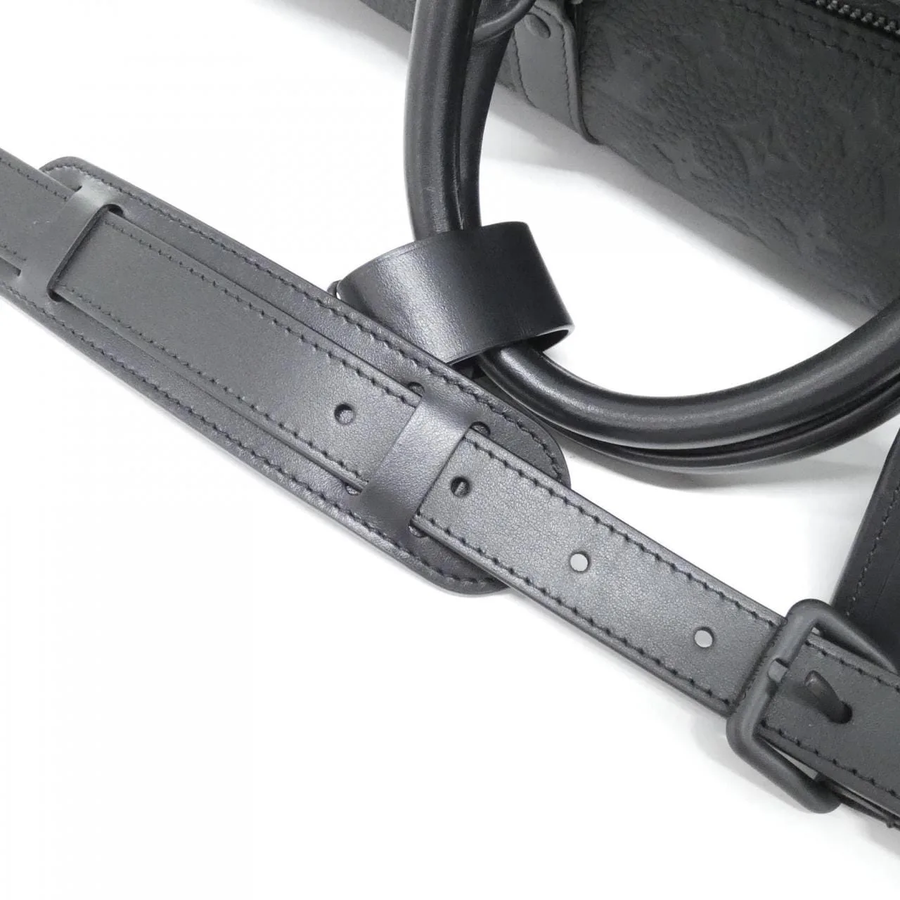 LOUIS VUITTON Keepall M59025 Boston Monogram 黑色 Monogram 中古品A - 縮圖 4