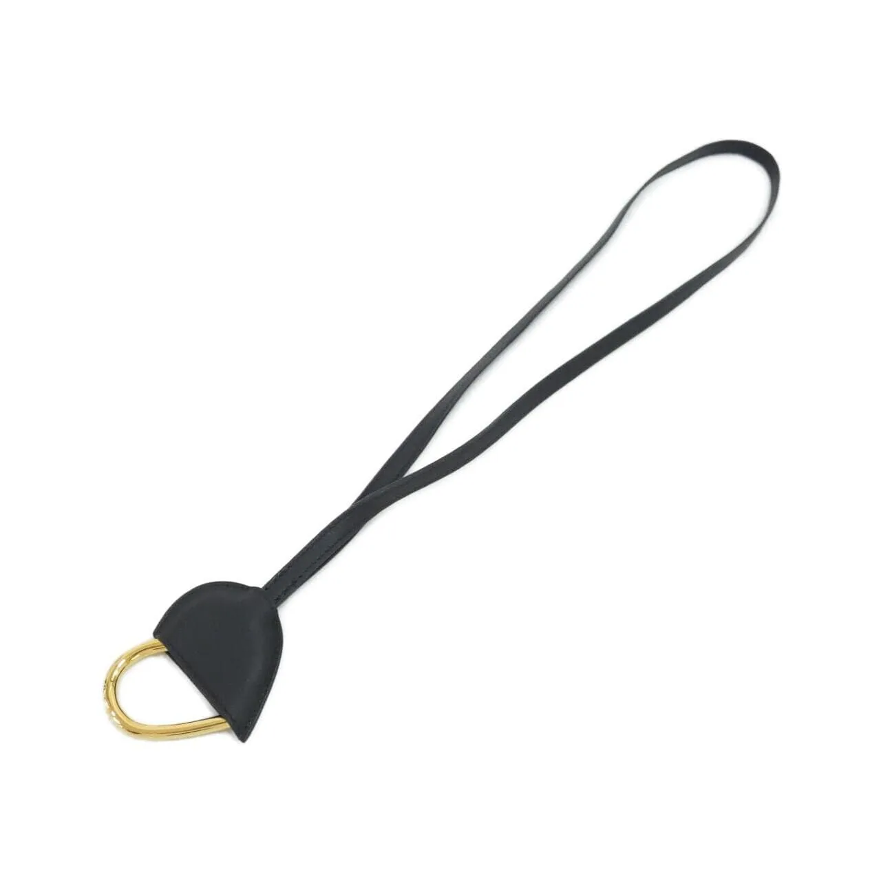 HERMES 500245FC Accessories Swift Black Swift Leather Rank A - Thumbnail 2