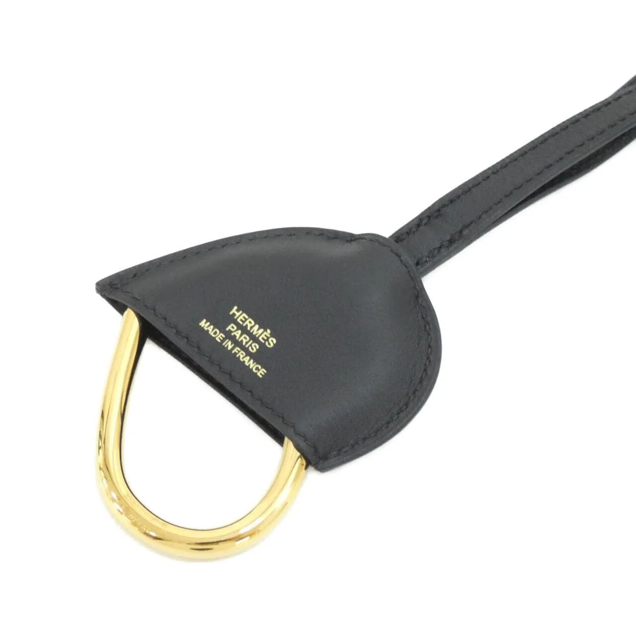 HERMES 500245FC Accessories Swift Black Swift Leather Rank A - Thumbnail 3